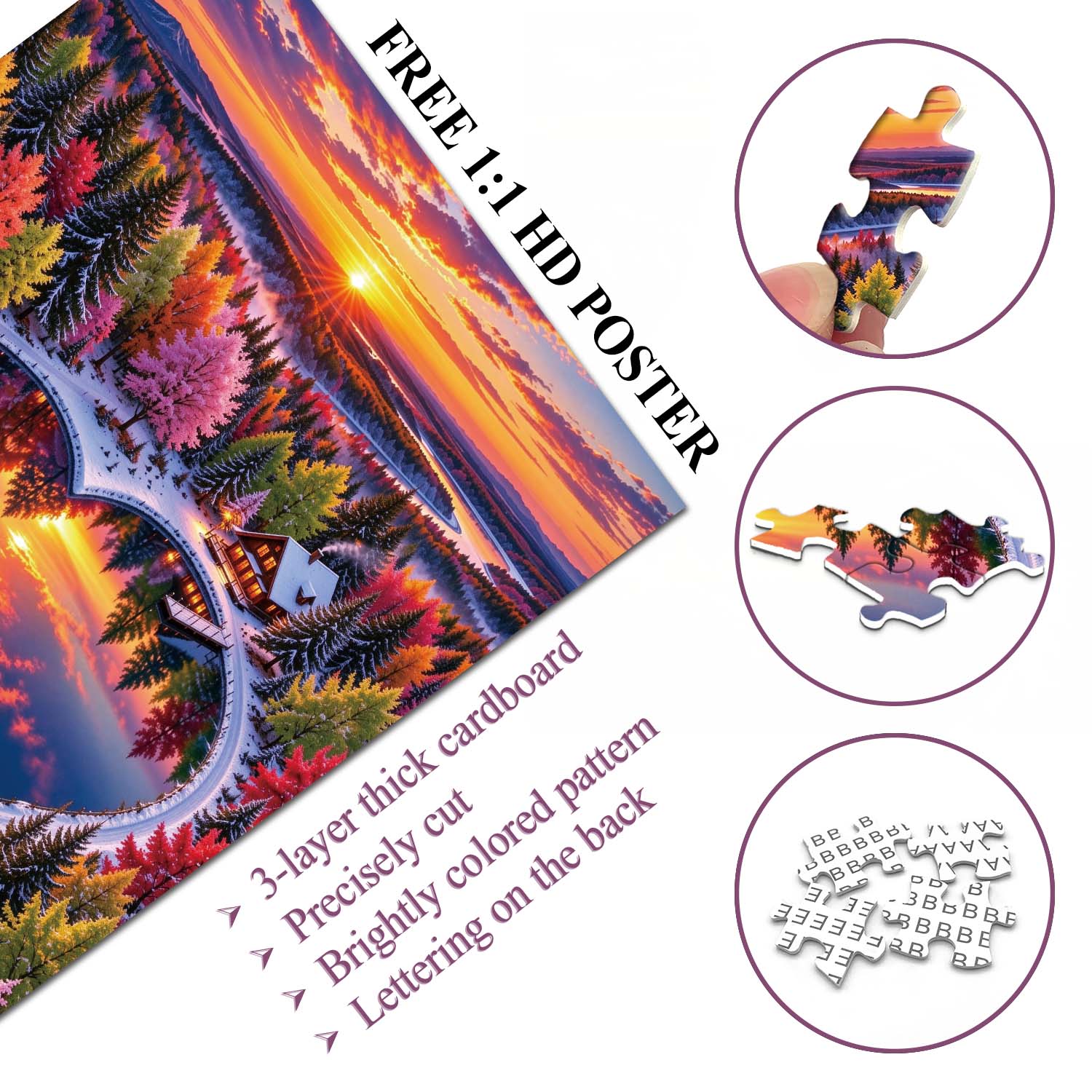 Heart's Reflection Jigsaw Puzzle 1000 Pieces