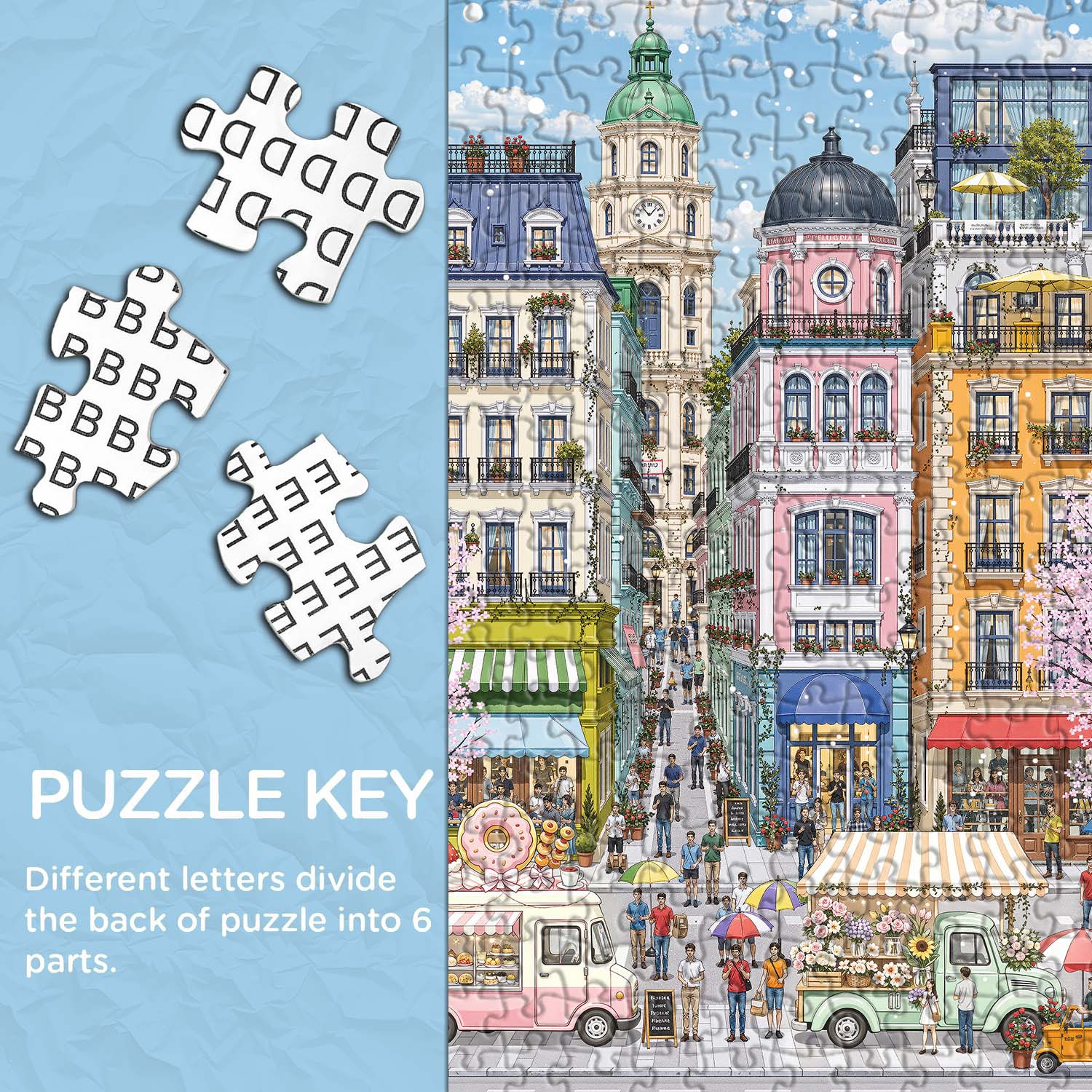 Cherry Town Jigsaw Puzzle 1000 Pieces