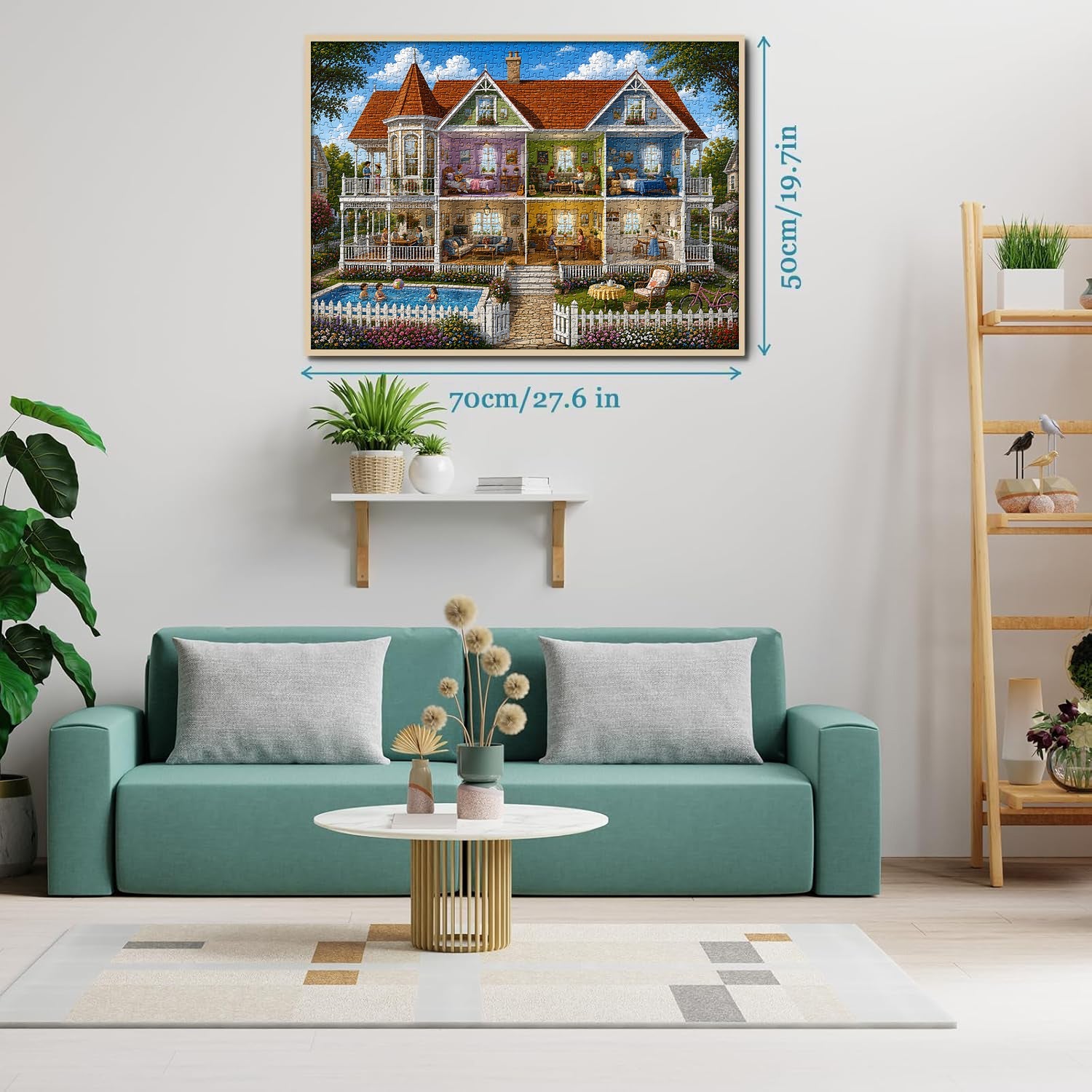 Warm Homestead Jigsaw Puzzle 1000 Piece