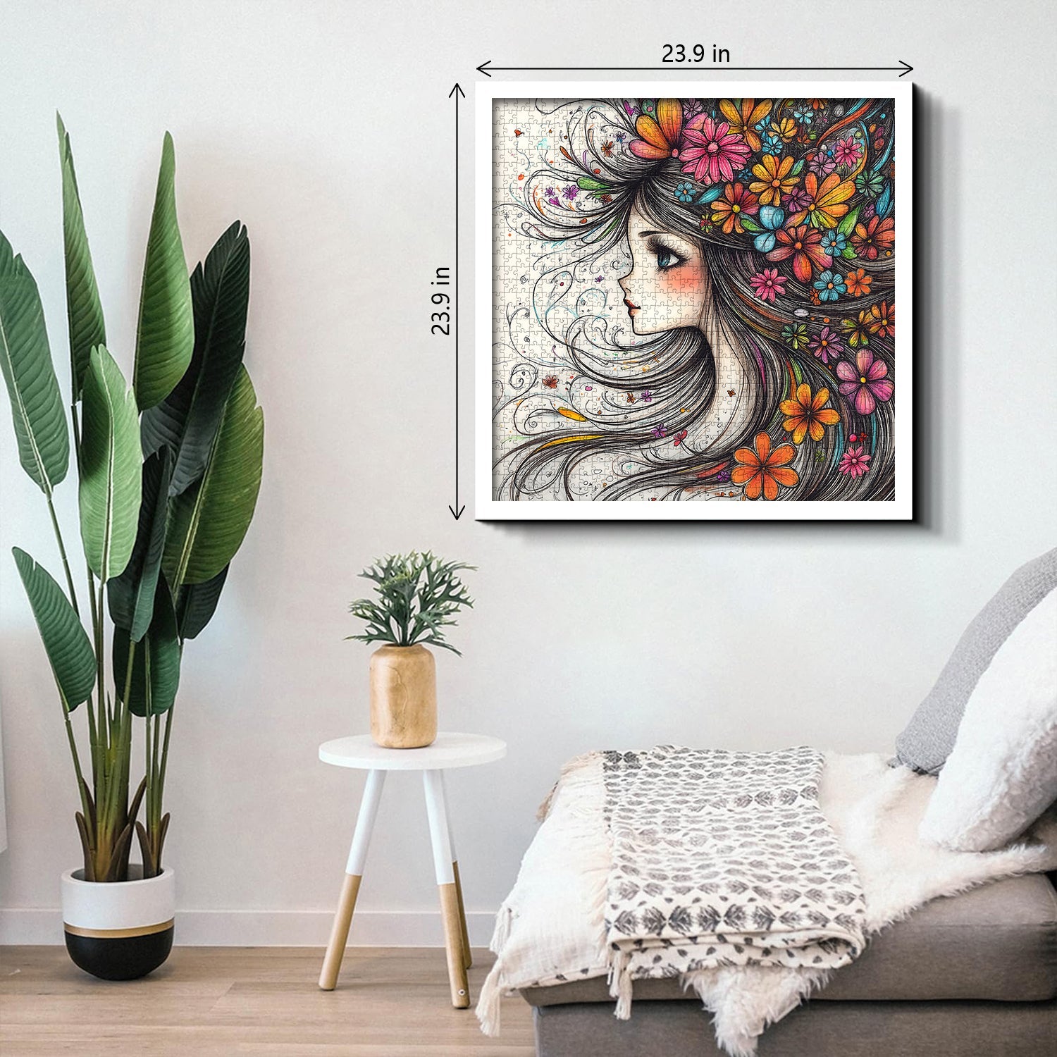 Blossom in Her Hair Jigsaw Puzzle 1000 Pieces