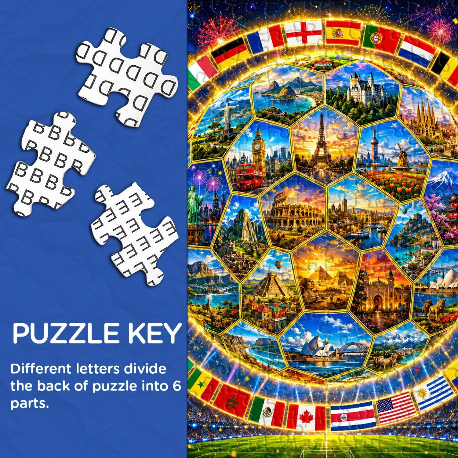 World of Football Jigsaw Puzzle 1000 Piece