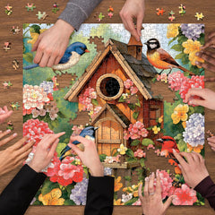 Vogelhaus-Puzzle 1000 Teile