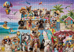 Puzzle Jigsaw pour Chien de Vacances 1000 Pièces