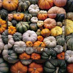 Puzzle en bois citrouille d'Halloween 1000 pièces