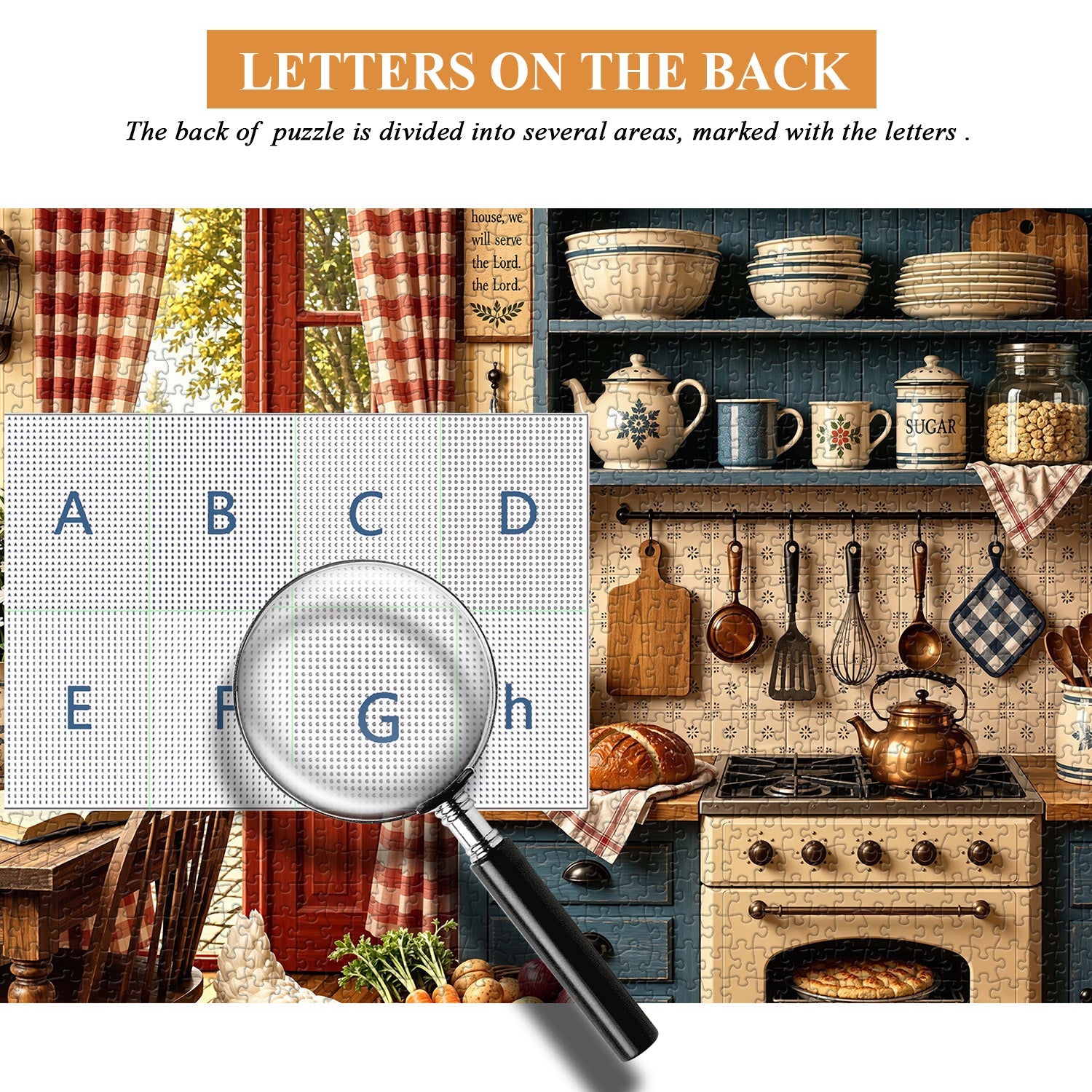 Country Cottage Kitchen Jigsaw Puzzle 1000 Piece