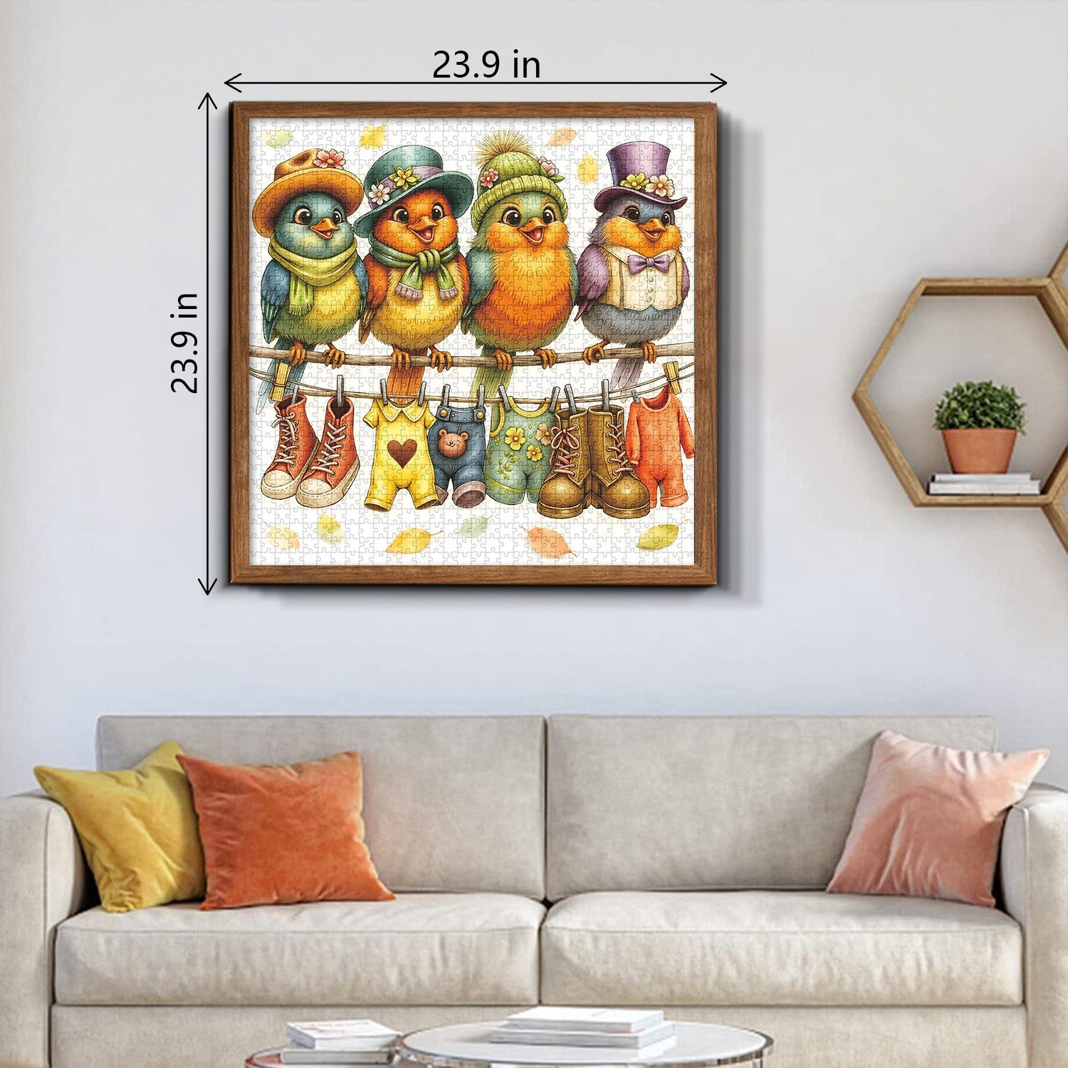 Bird Dress Up Day Jigsaw Puzzle 1000 Pieces