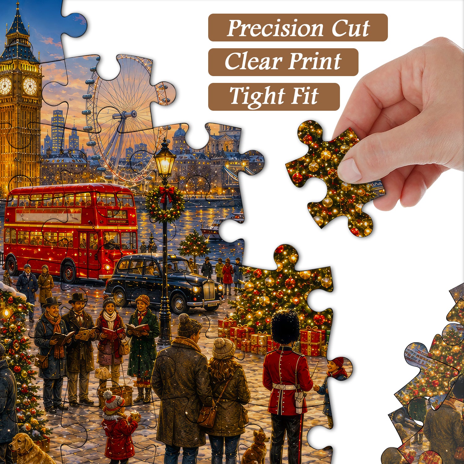 Christmas in London Jigsaw Puzzle 1000 Pieces