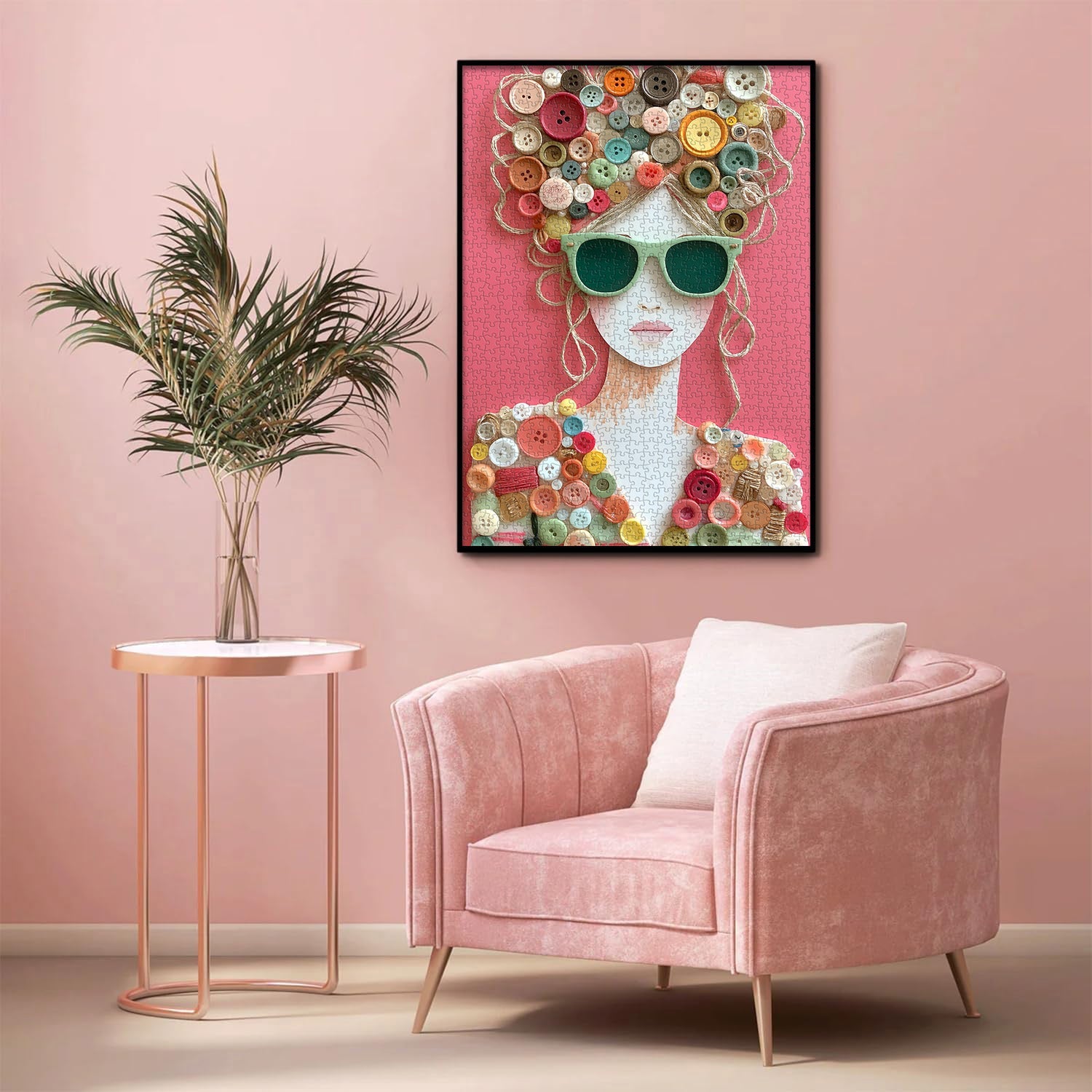The Button Muse Jigsaw Puzzle 1000 Pieces
