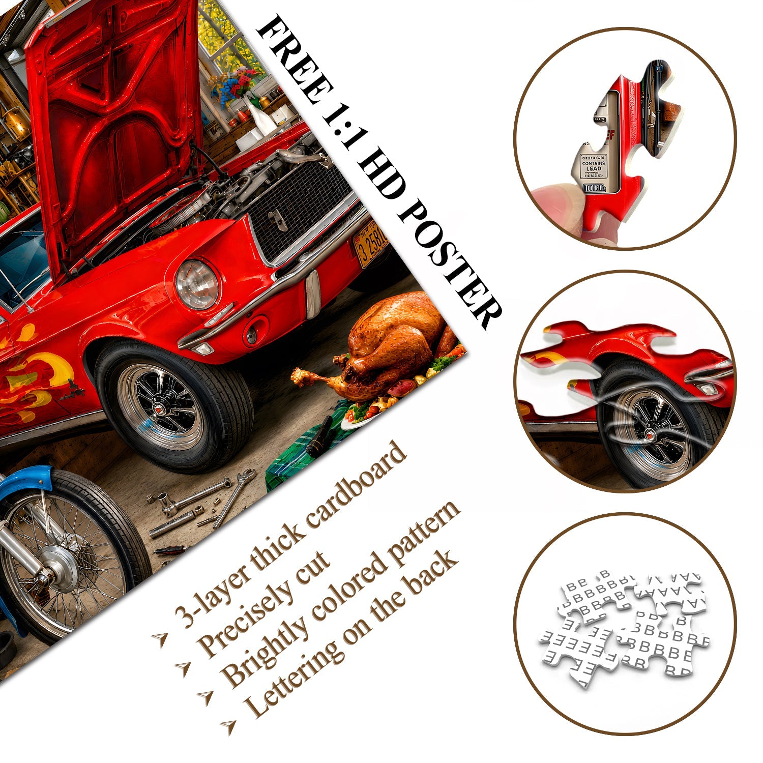 Retro Garage Jigsaw Puzzle 1000 Piece