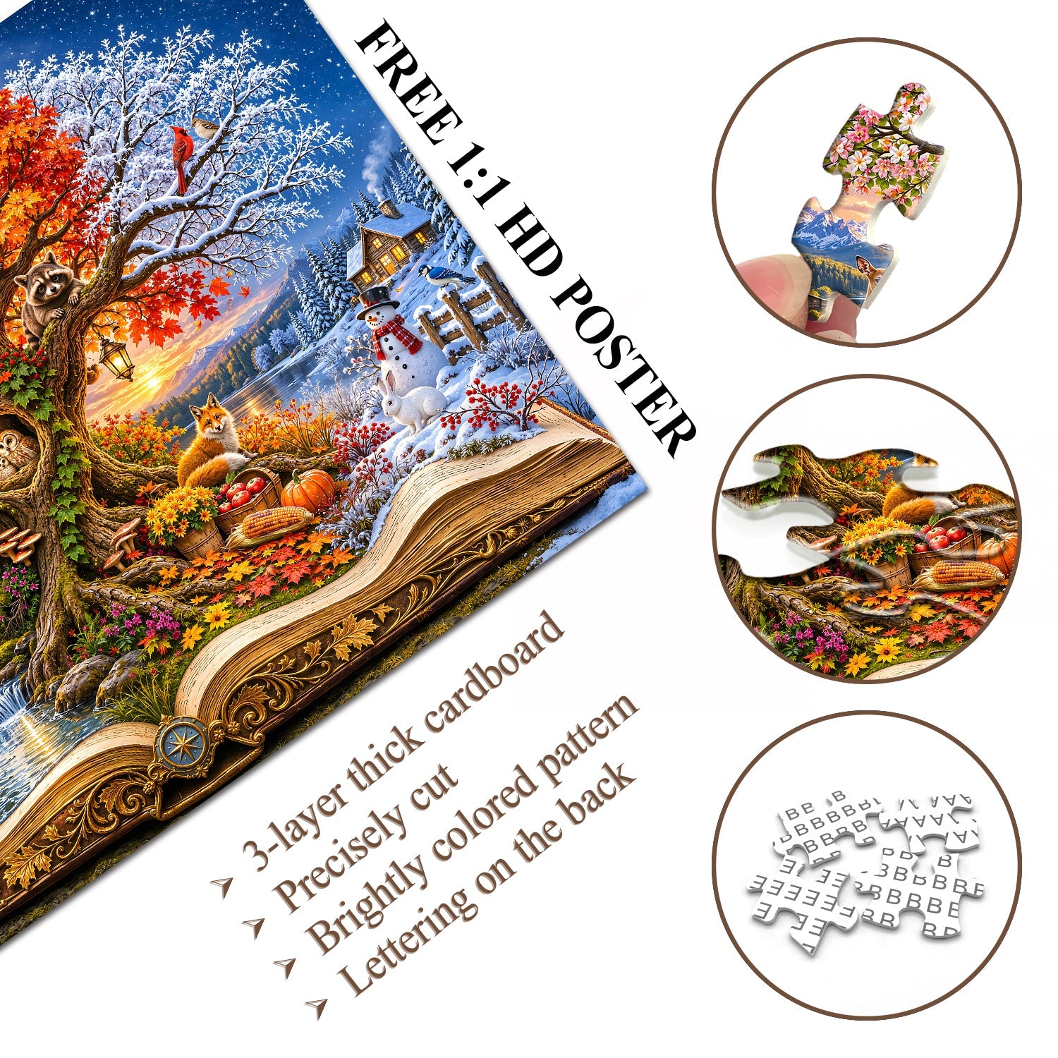 Book of the Season Tree Jigsaw Puzzle 1000 Piece