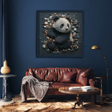 Rock Art Panda Jigsaw Puzzles 1000 Pieces