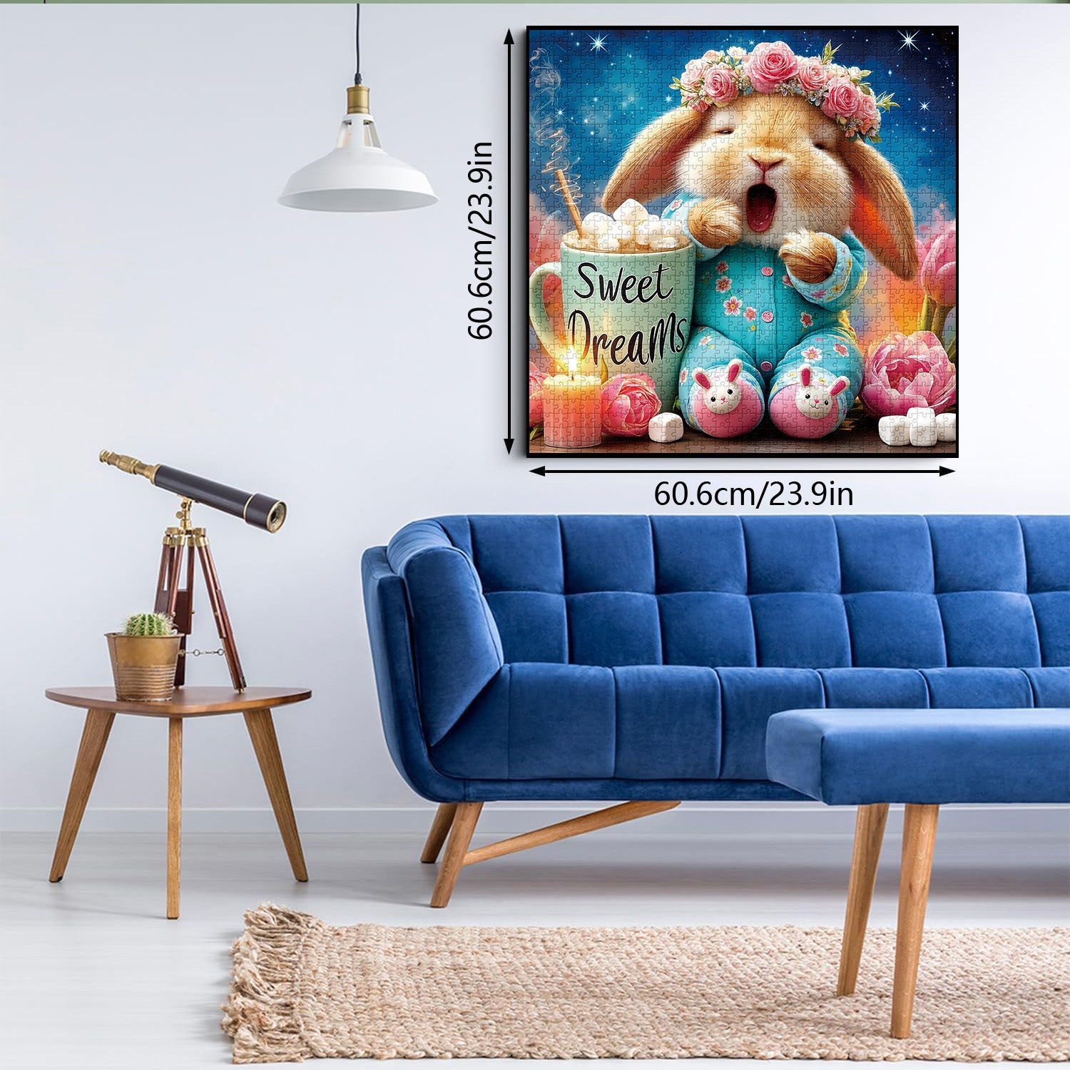 Yawning Bunny Jigsaw Puzzle 1000 Pieces