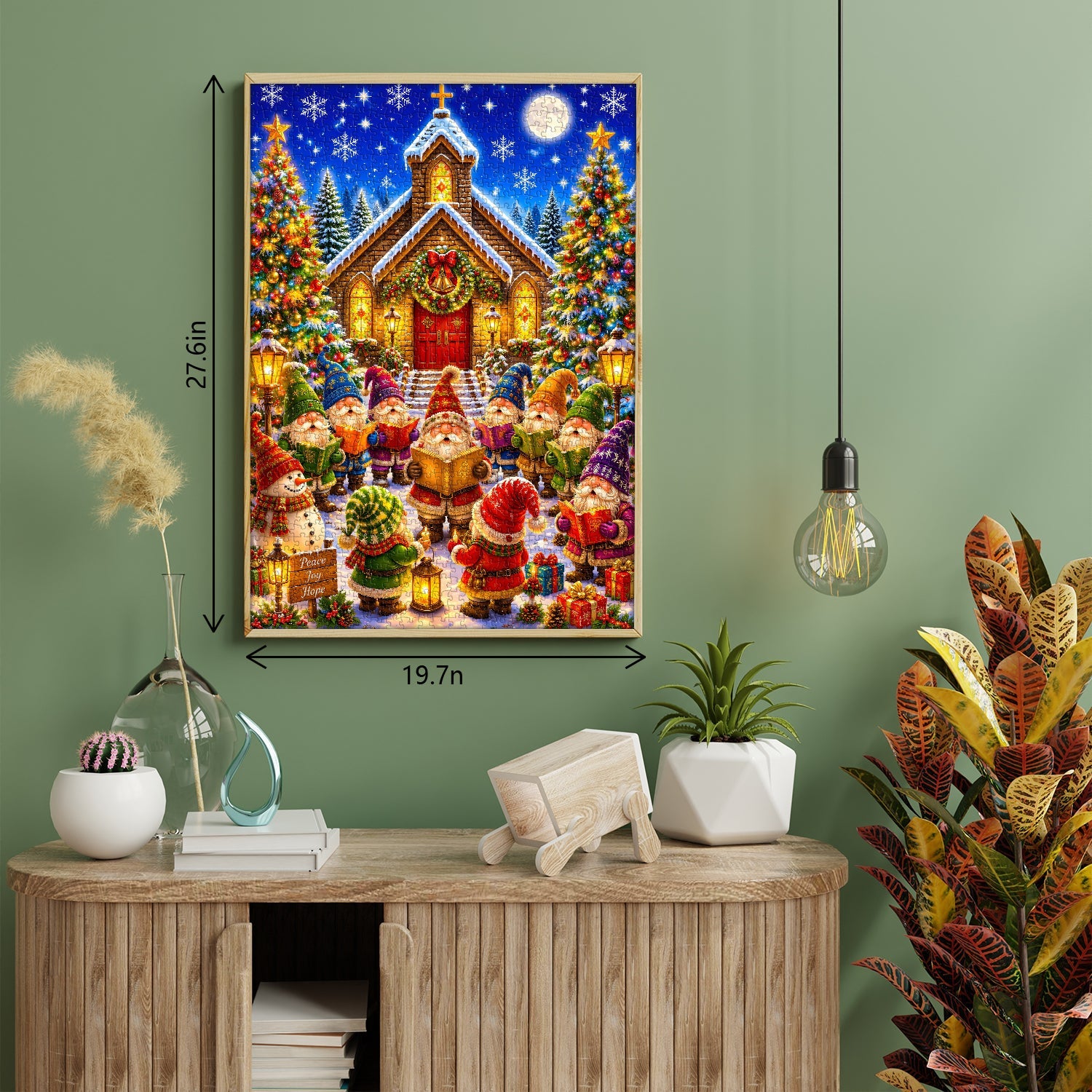 Christmas Gnome Village Jigsaw Puzzle 1000 Pieces