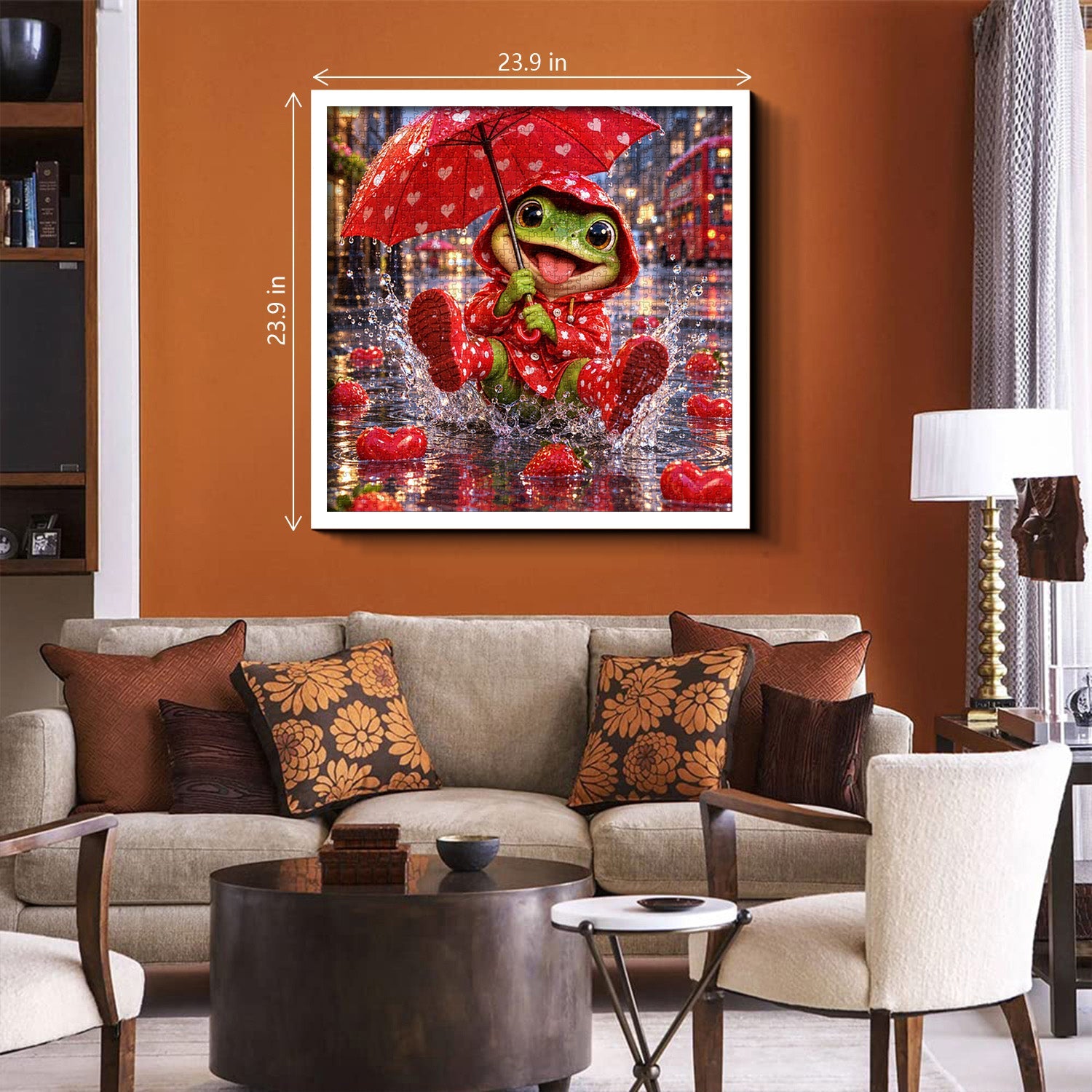 Heart Frog Jigsaw Puzzle 1000 Piece
