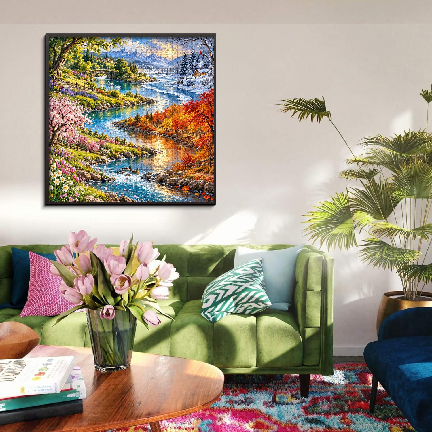 Four Seasons Valley Jigsaw Puzzle 1000 Pieces