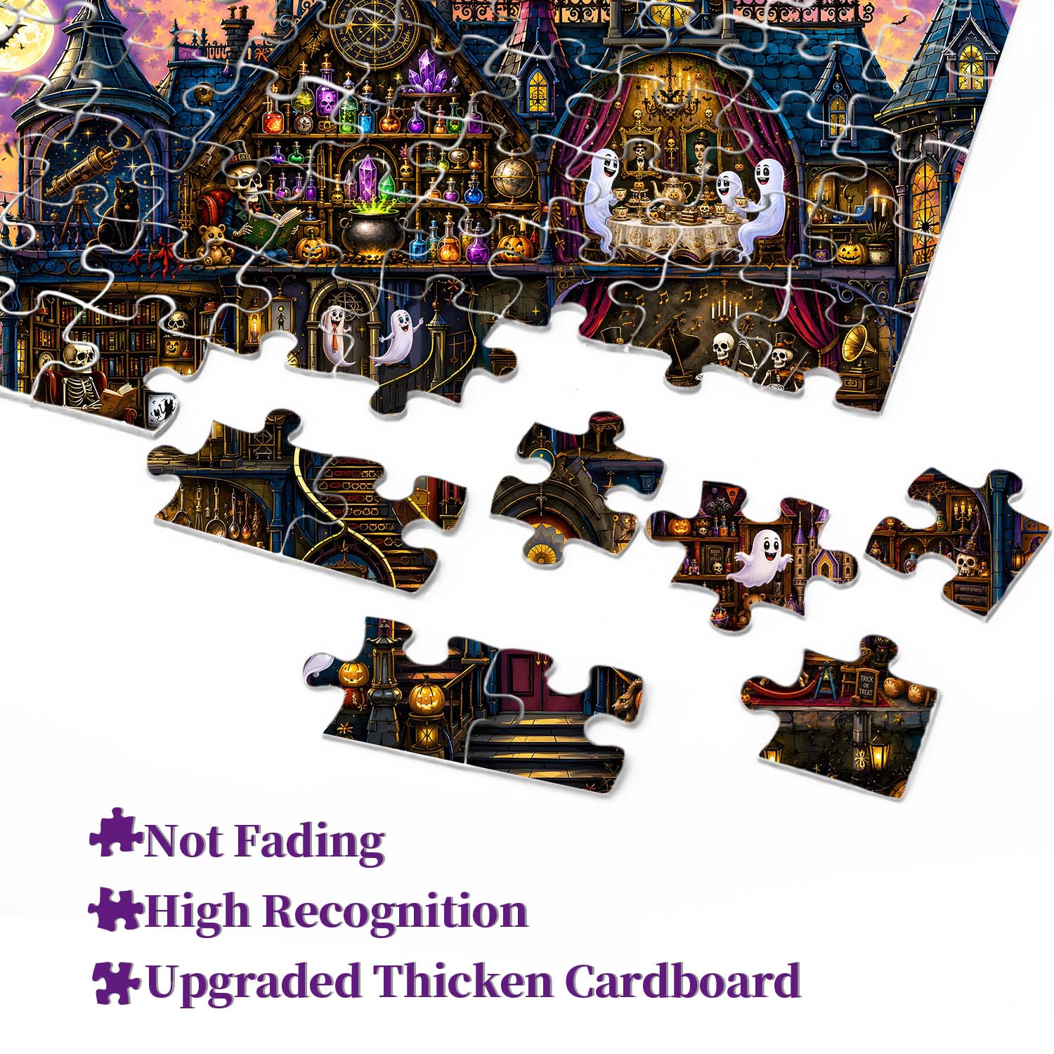 Halloween Carnival Mansion Jigsaw Puzzle 1000 Pieces