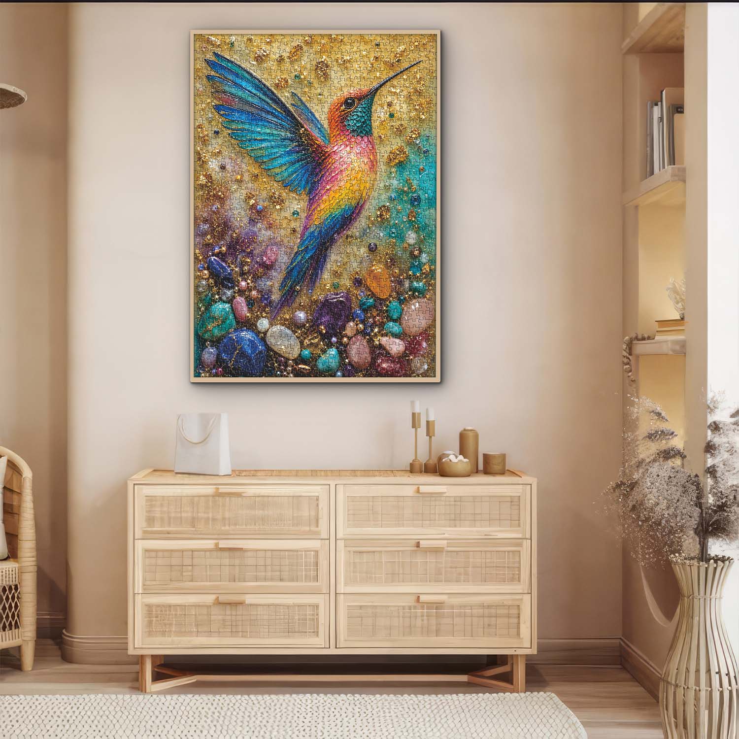 Gem Hummingbird Jigsaw Puzzle 1000 Piece
