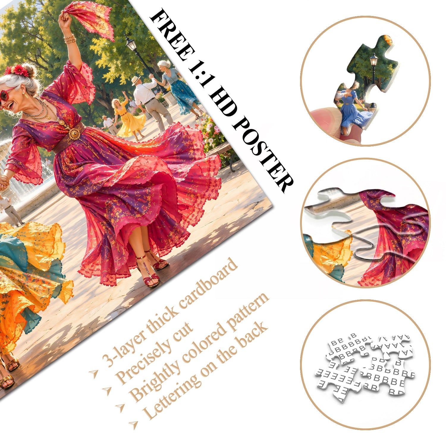 Dancing Through Life Jigsaw Puzzle 1000 Pieces