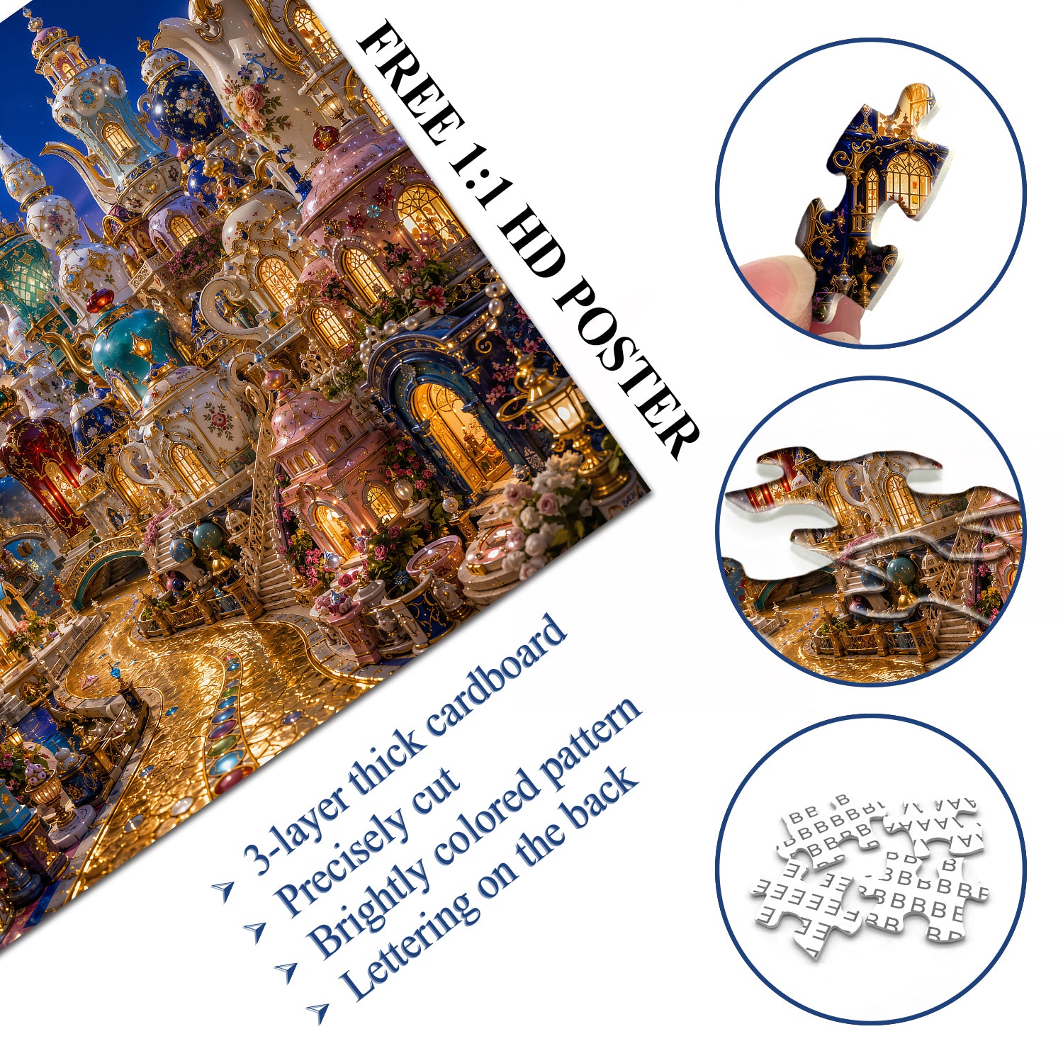 Porcelain Fantasy City Jigsaw Puzzle 1000 Piece