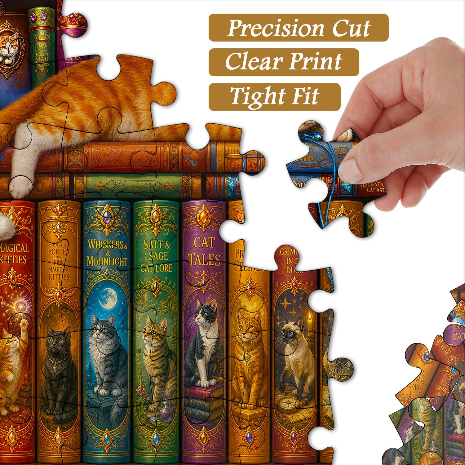 Magic Cat Lore  Jigsaw Puzzle 1000 Piece