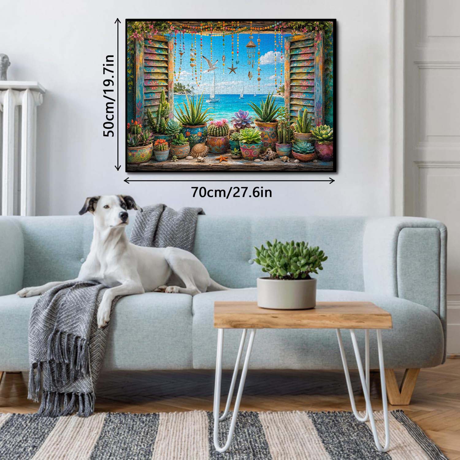 Succulent Sea Breeze Jigsaw Puzzle 1000 Piece