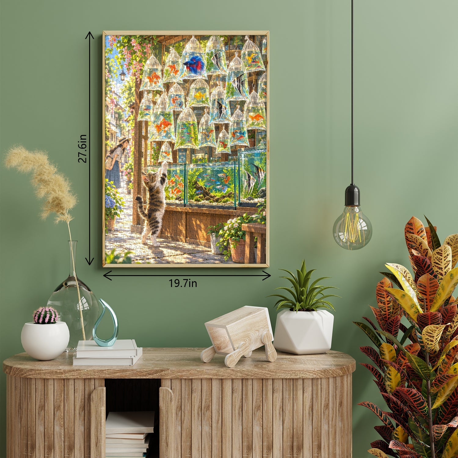 Cat's Fishy Moments Jigsaw Puzzle 1000 Pieces