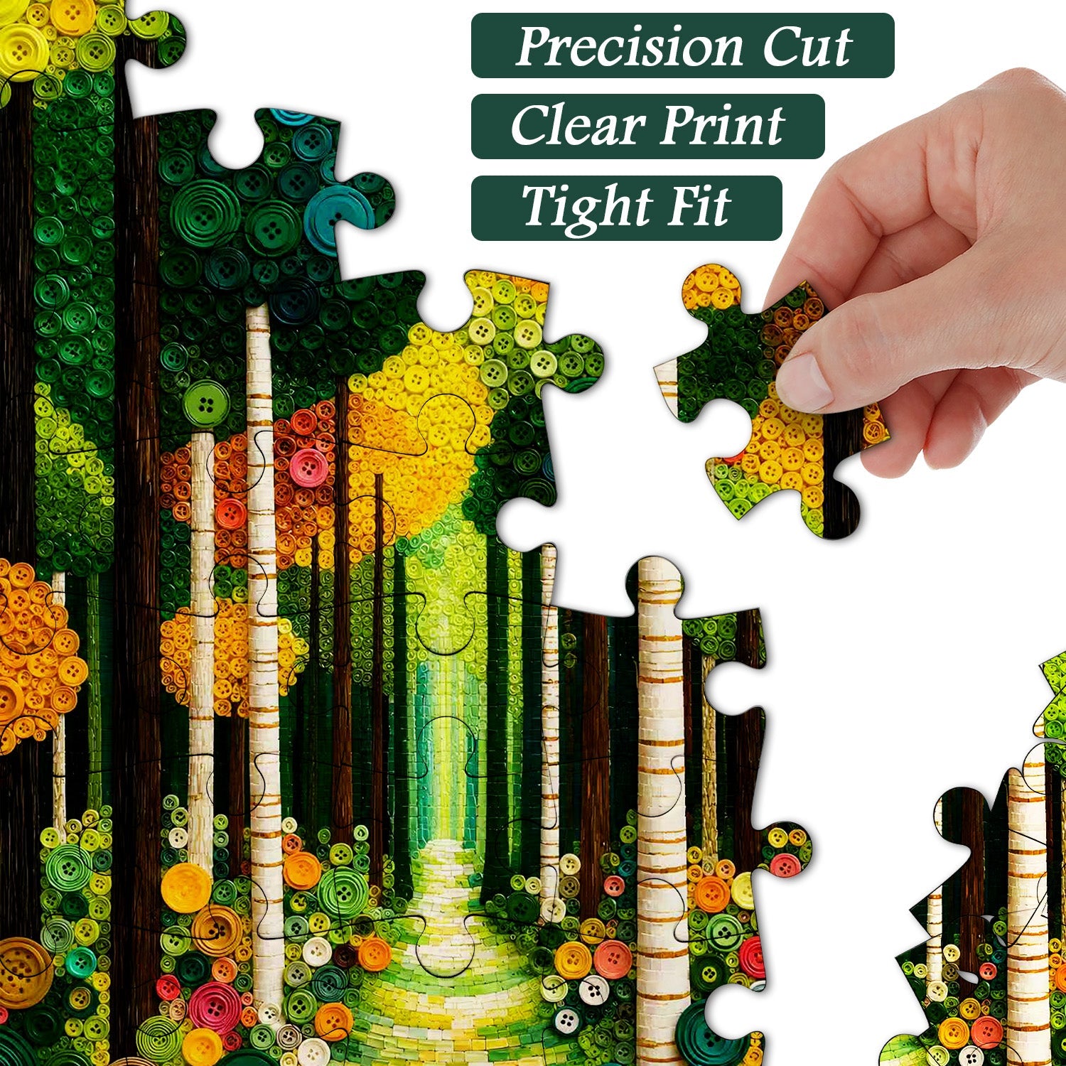 Sunlit Path Jigsaw Puzzle 1000 Pieces