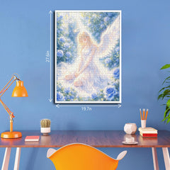 Azure Rose Angel Jigsaw Puzzle 1000 Piece