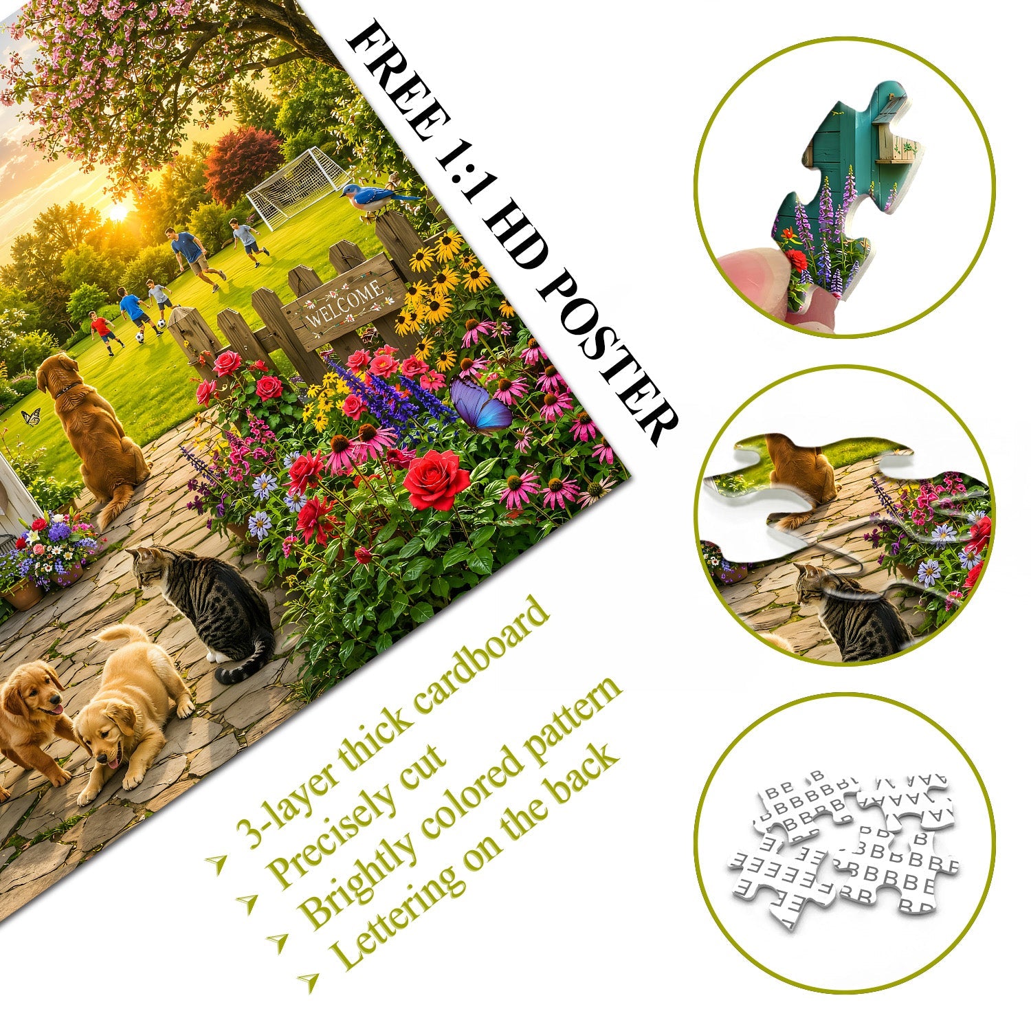 Backyard Joy Jigsaw Puzzle 1000 Piece