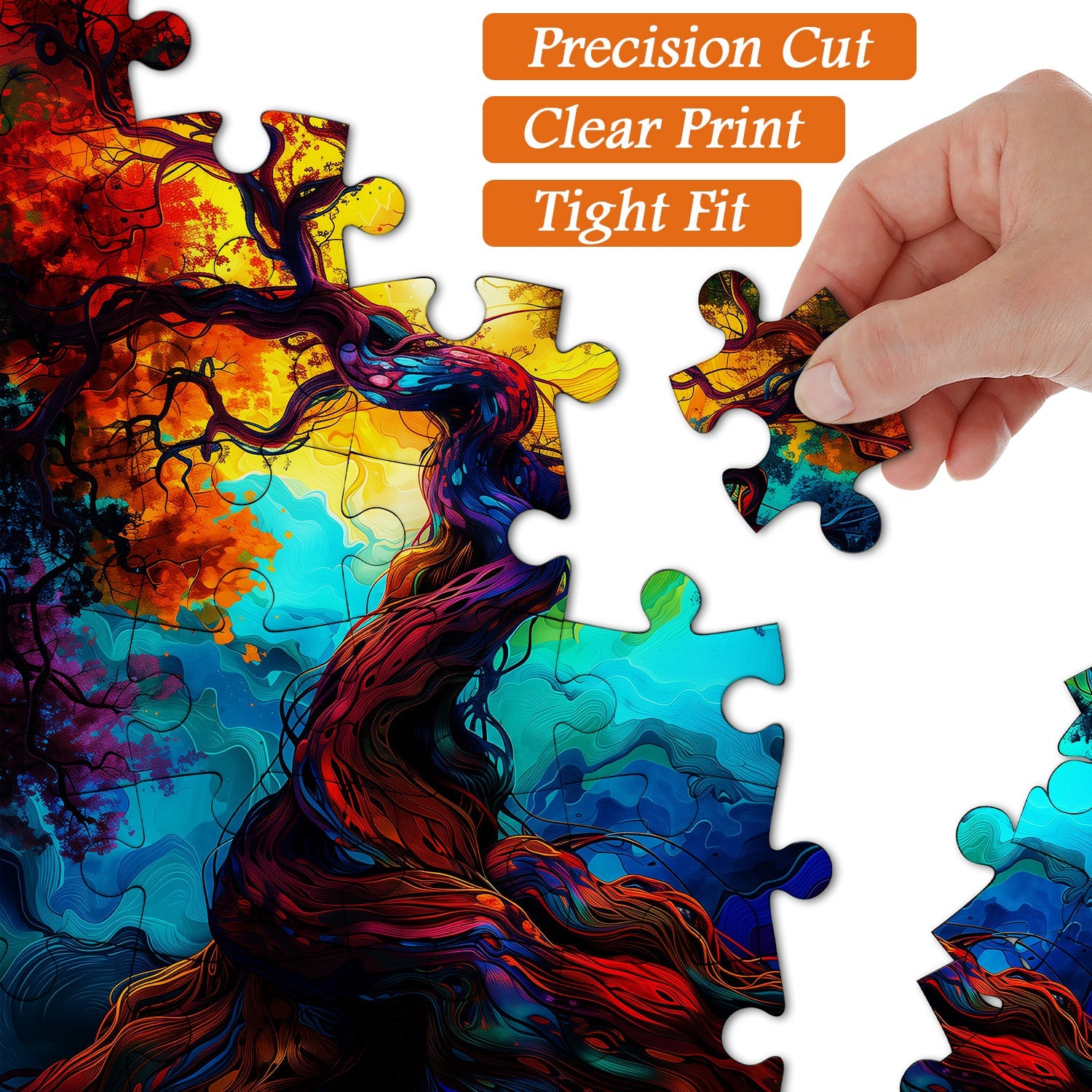 Colorful Tree Jigsaw Puzzle 1000 Piece