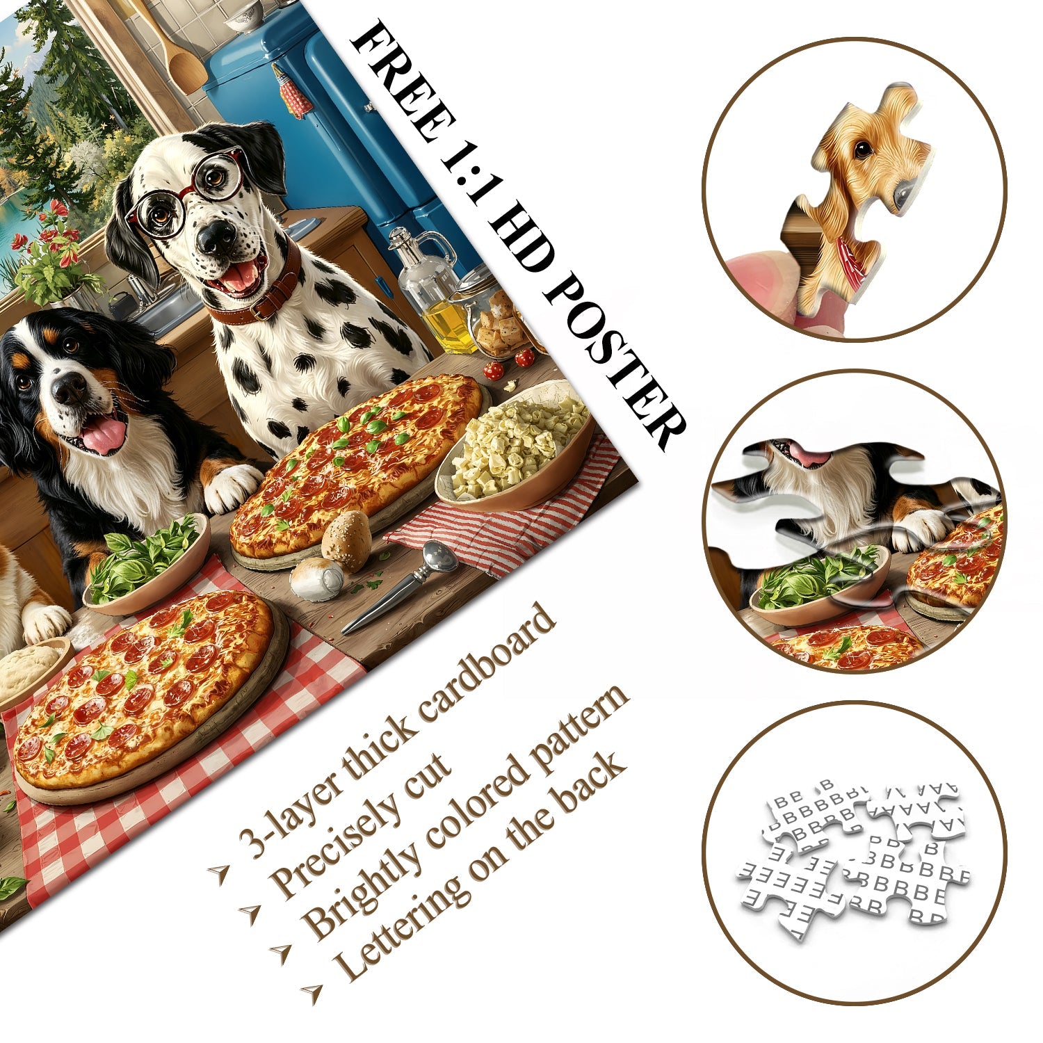 Lakeside Pizza Crew Jigsaw Puzzle 1000 Piece