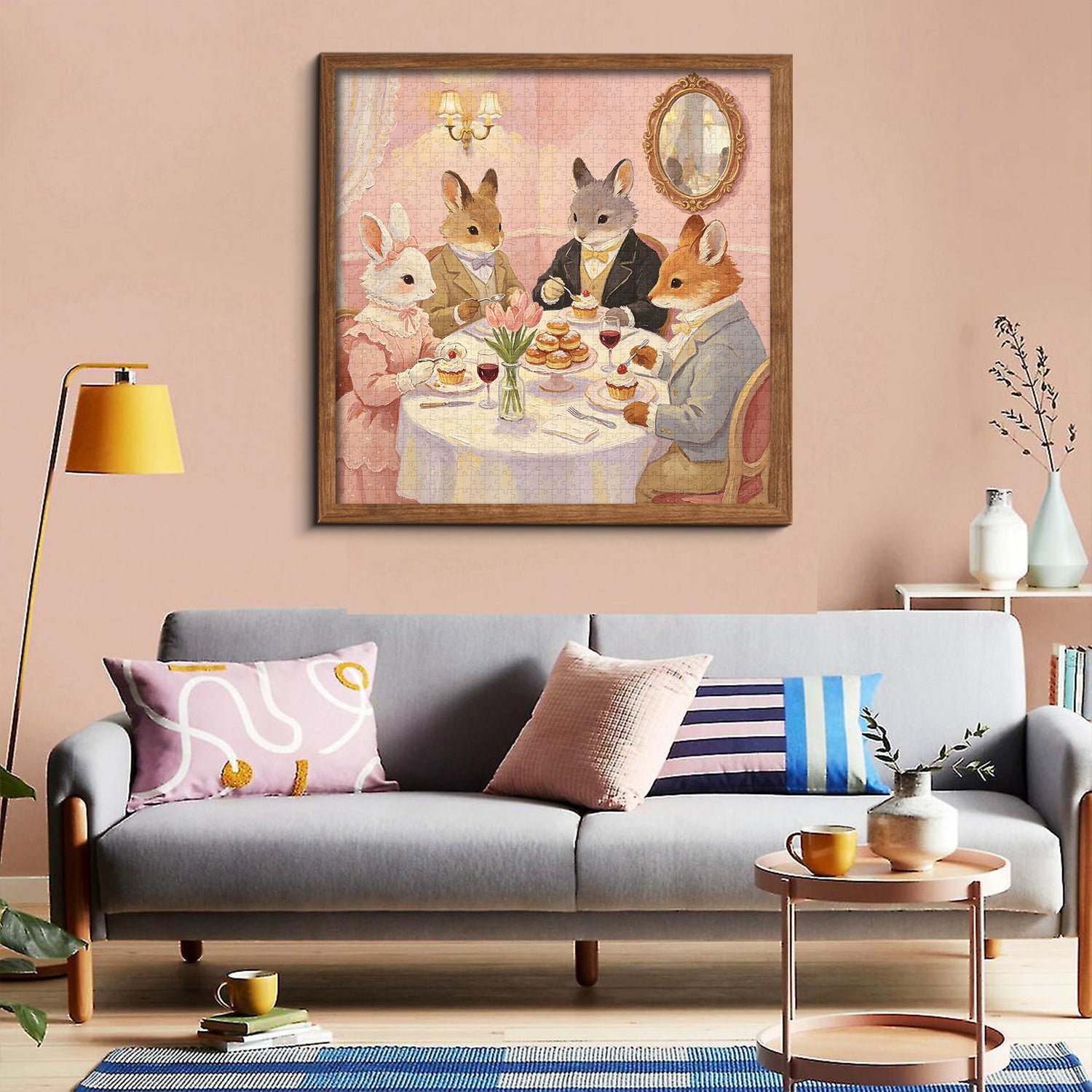 Animal Tea Time Jigsaw Puzzle 1000 Piece