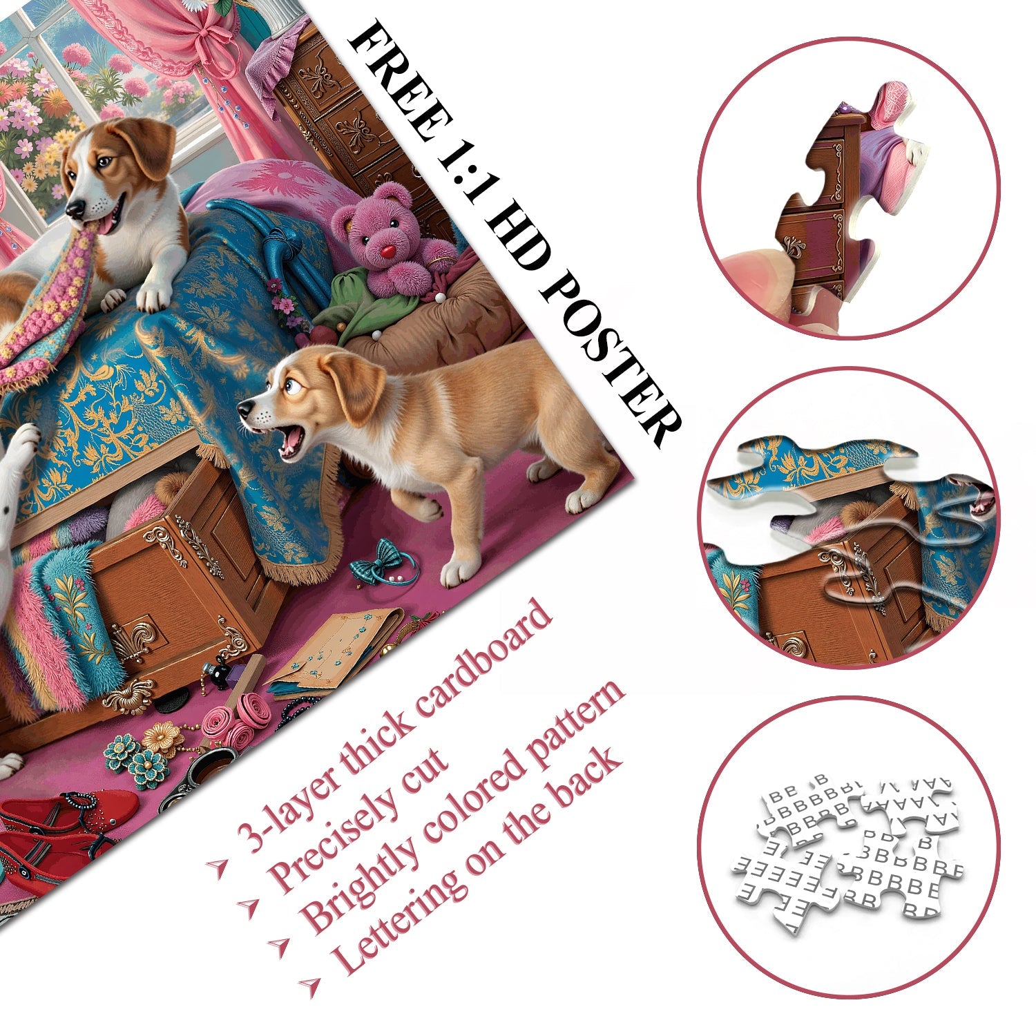 Bedroom Rascal Squad Jigsaw Puzzle 1000 Piece