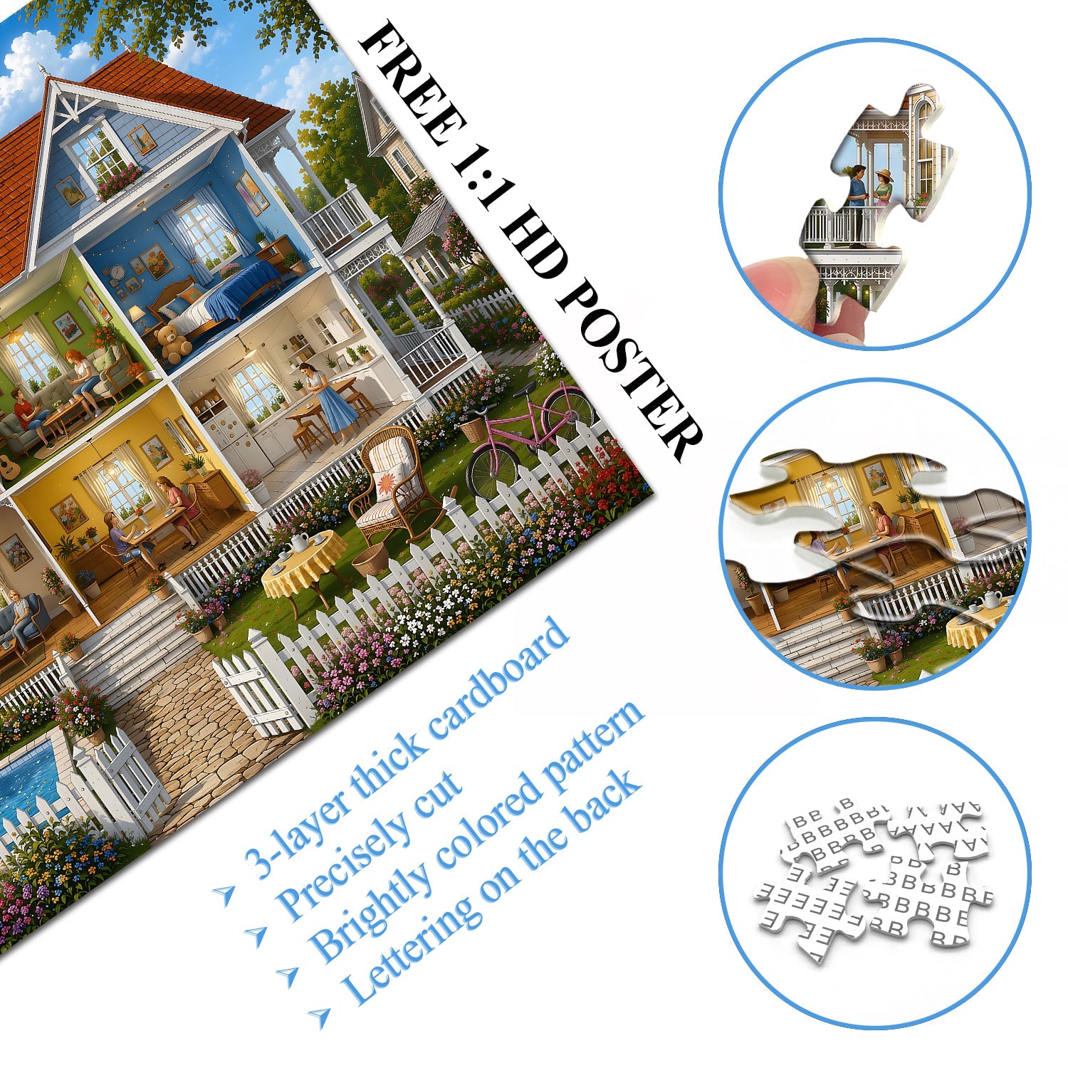 Warm Homestead Jigsaw Puzzle 1000 Piece