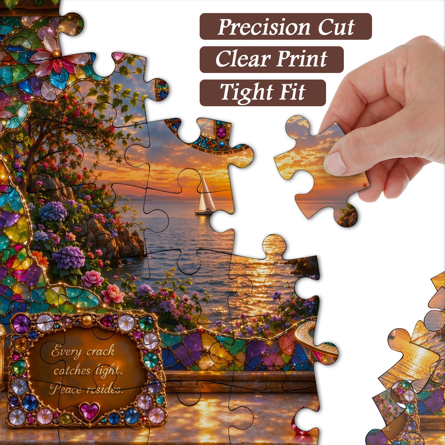 Glass Peace Jigsaw Puzzle 1000 Pieces