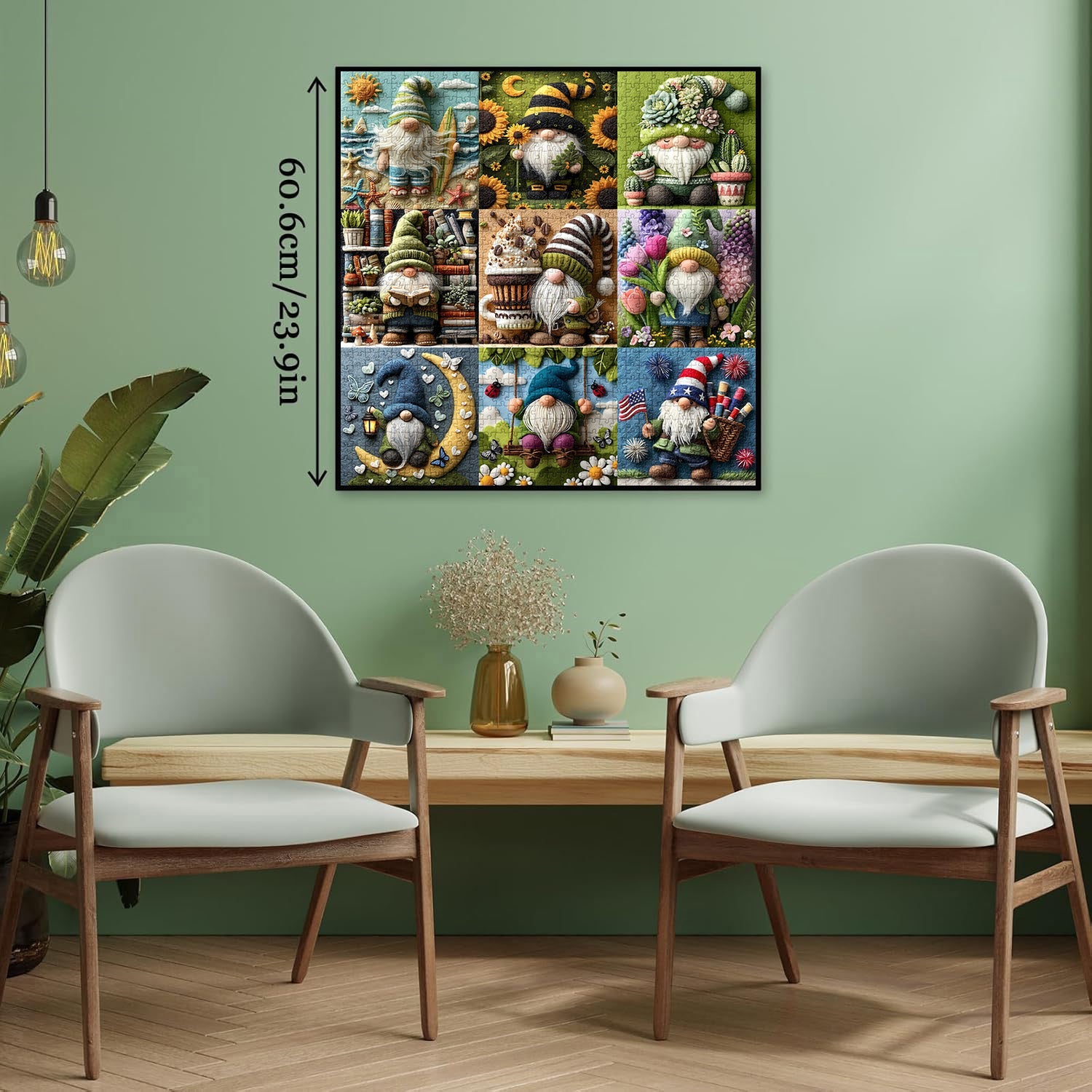 Joyful Gnome Jigsaw Puzzle 1000 Pieces