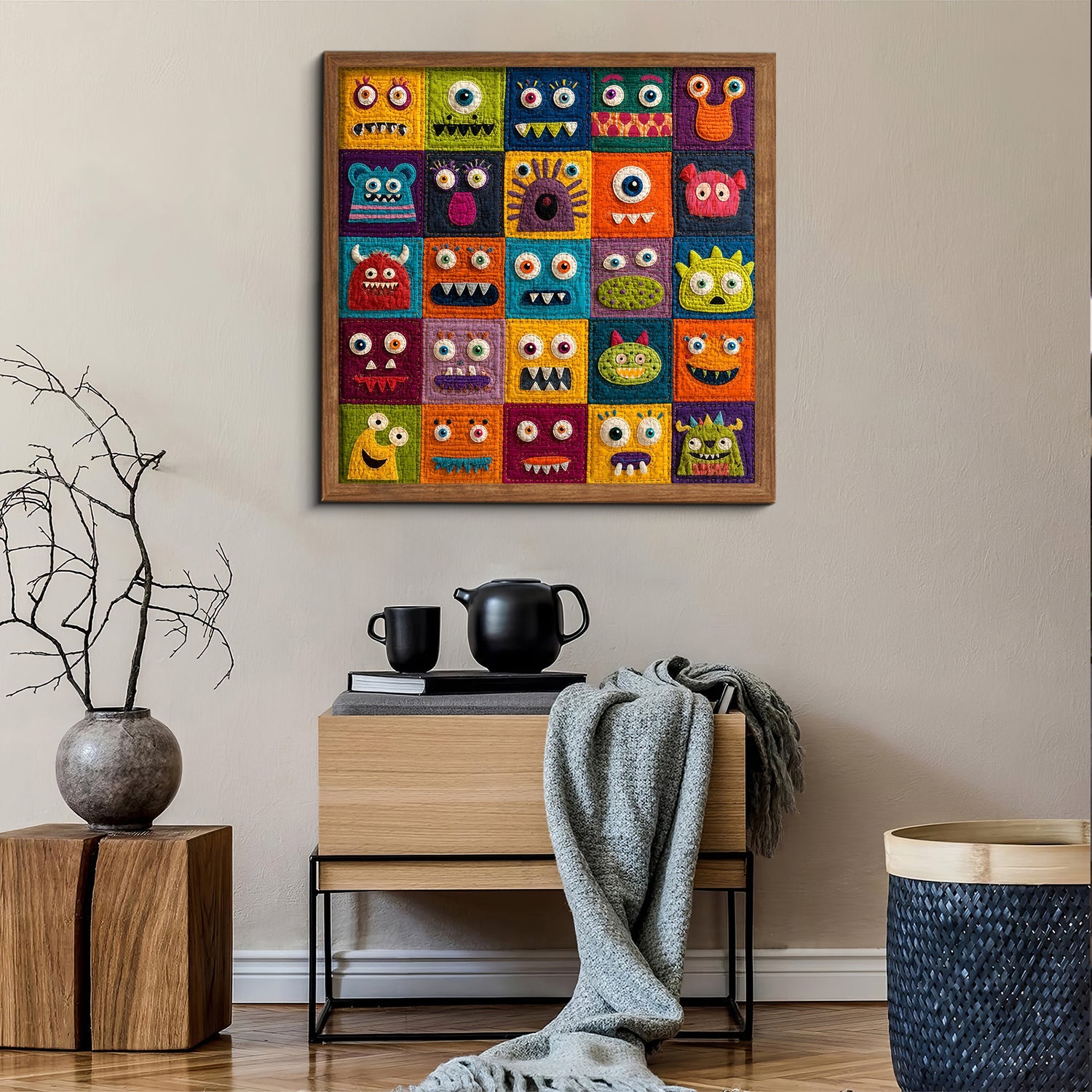 Cute Monster Grid Jigsaw Puzzle 1000 Piece