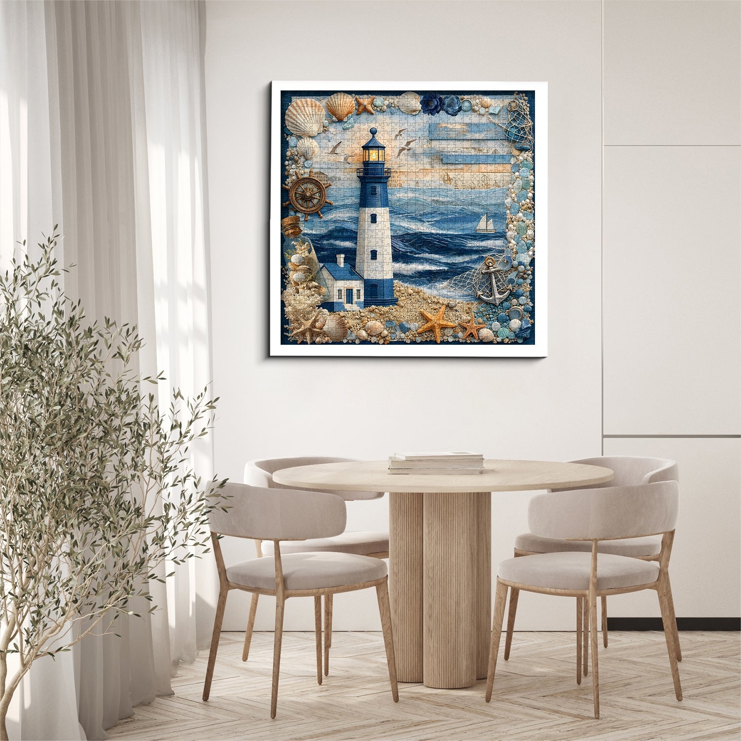 Puzzle de 1000 pièces phare et mer