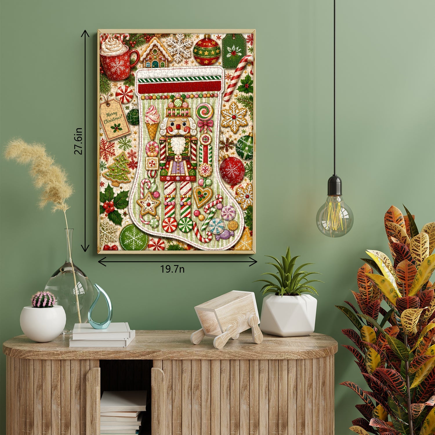 Christmas Stocking Treasures Jigsaw Puzzle 1000 Pieces