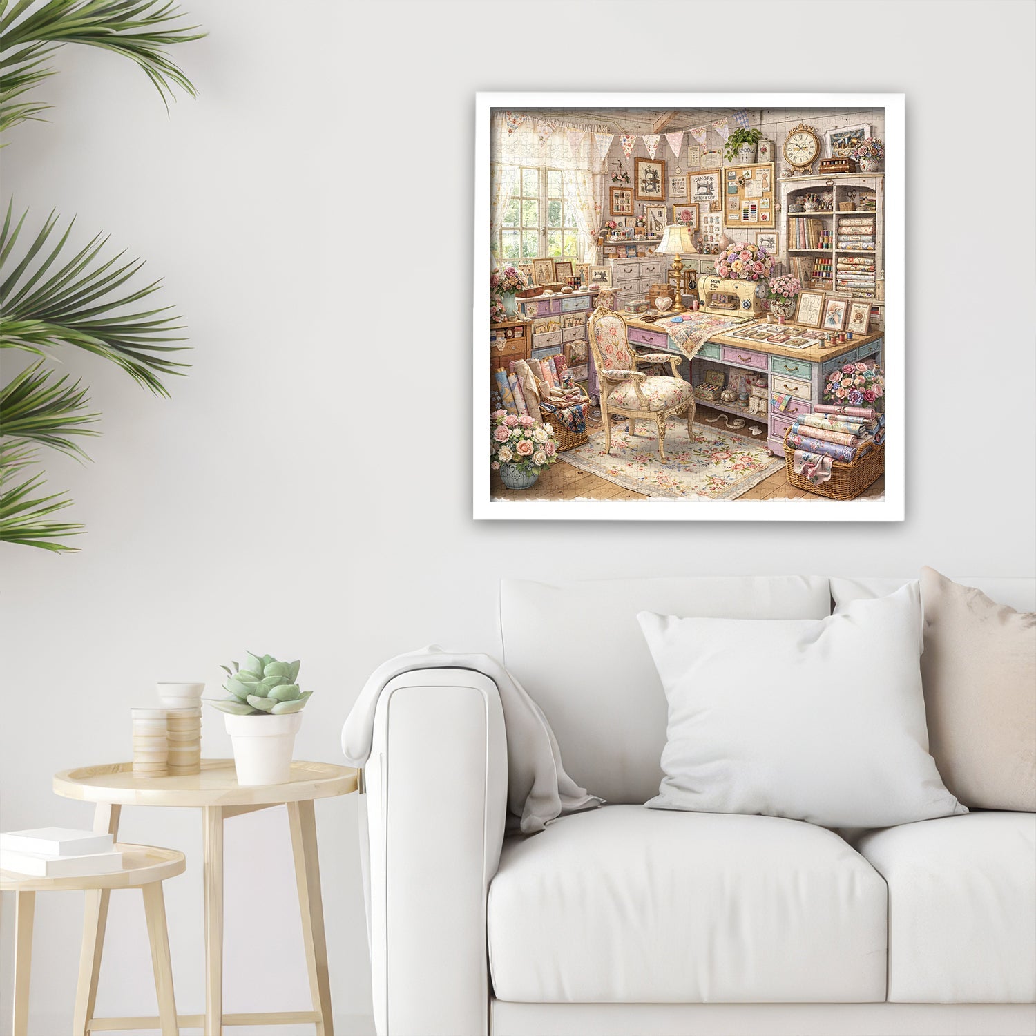 Sewing Cottage Jigsaw Puzzle 1000 Piece