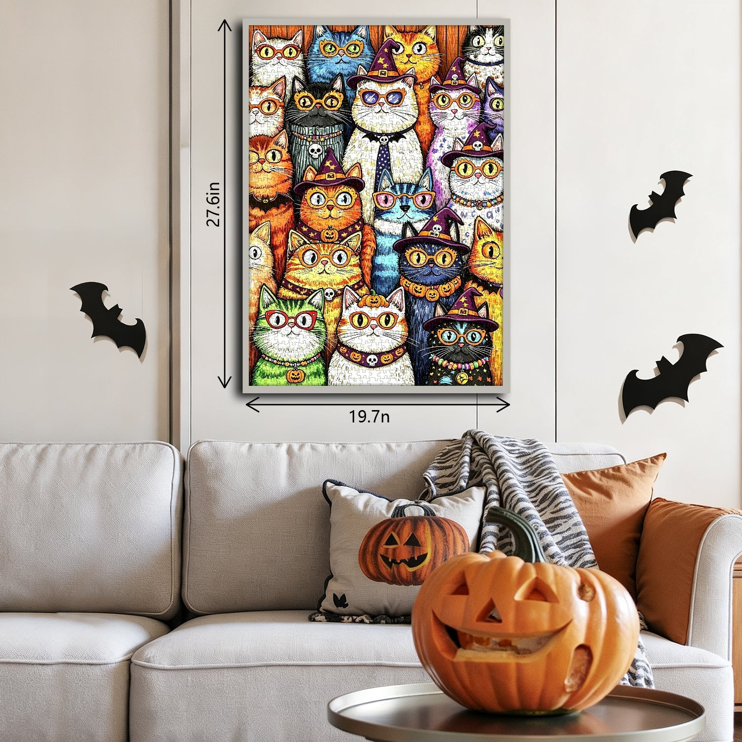 Halloween Cat Party Jigsaw Puzzle 1000 Pieces
