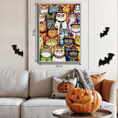Halloween Cat Party Jigsaw Puzzle 1000 Pieces
