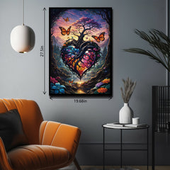 Puzzle en forme d'arbre cœur, 1000 pièces