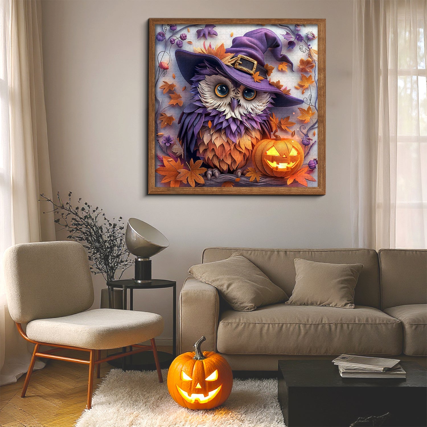 Halloween Owl Jigsaw Puzzle 1000 Piece