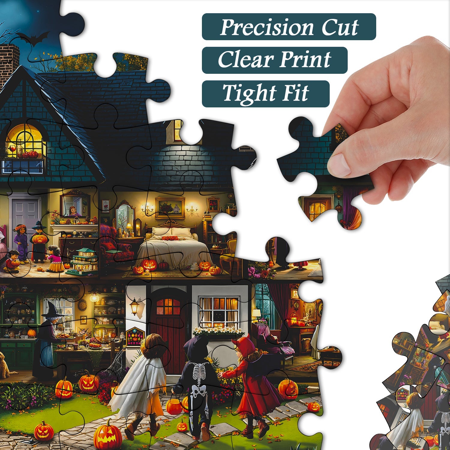Puzzle de 1000 pièces Maison d’Halloween