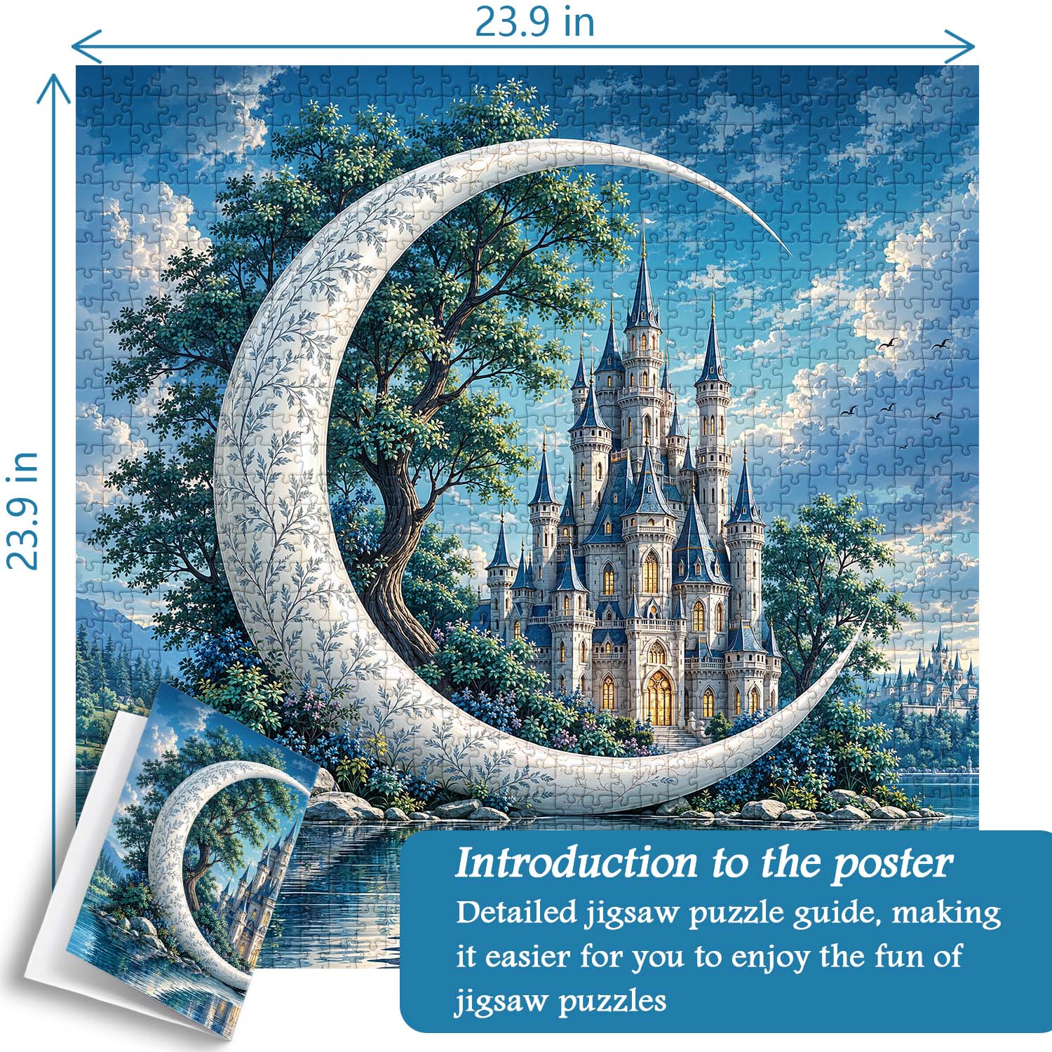 Crescent Castle Jigsaw Puzzle 1000 Piece