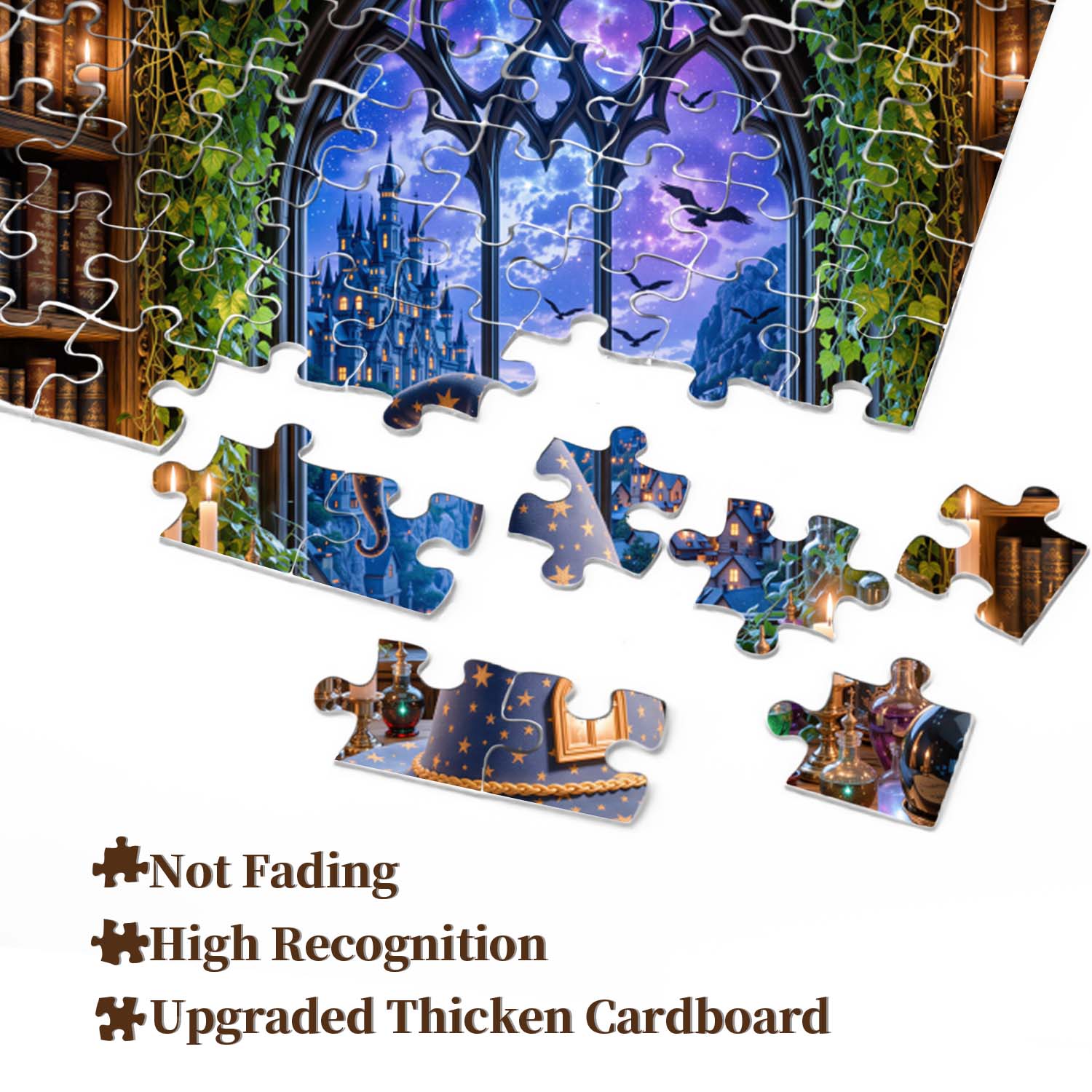 Stardust Wizard Hat Jigsaw Puzzle 1000 Piece