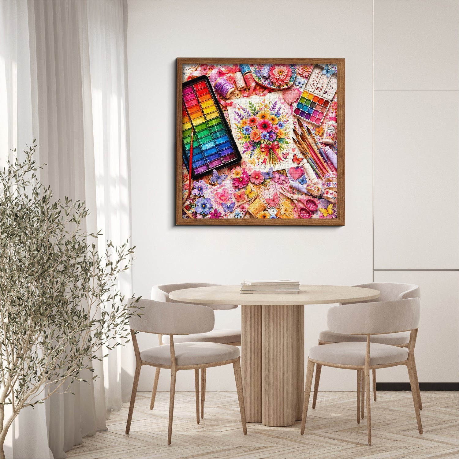 Blooms & Brushes Jigsaw Puzzle 1000 Piece
