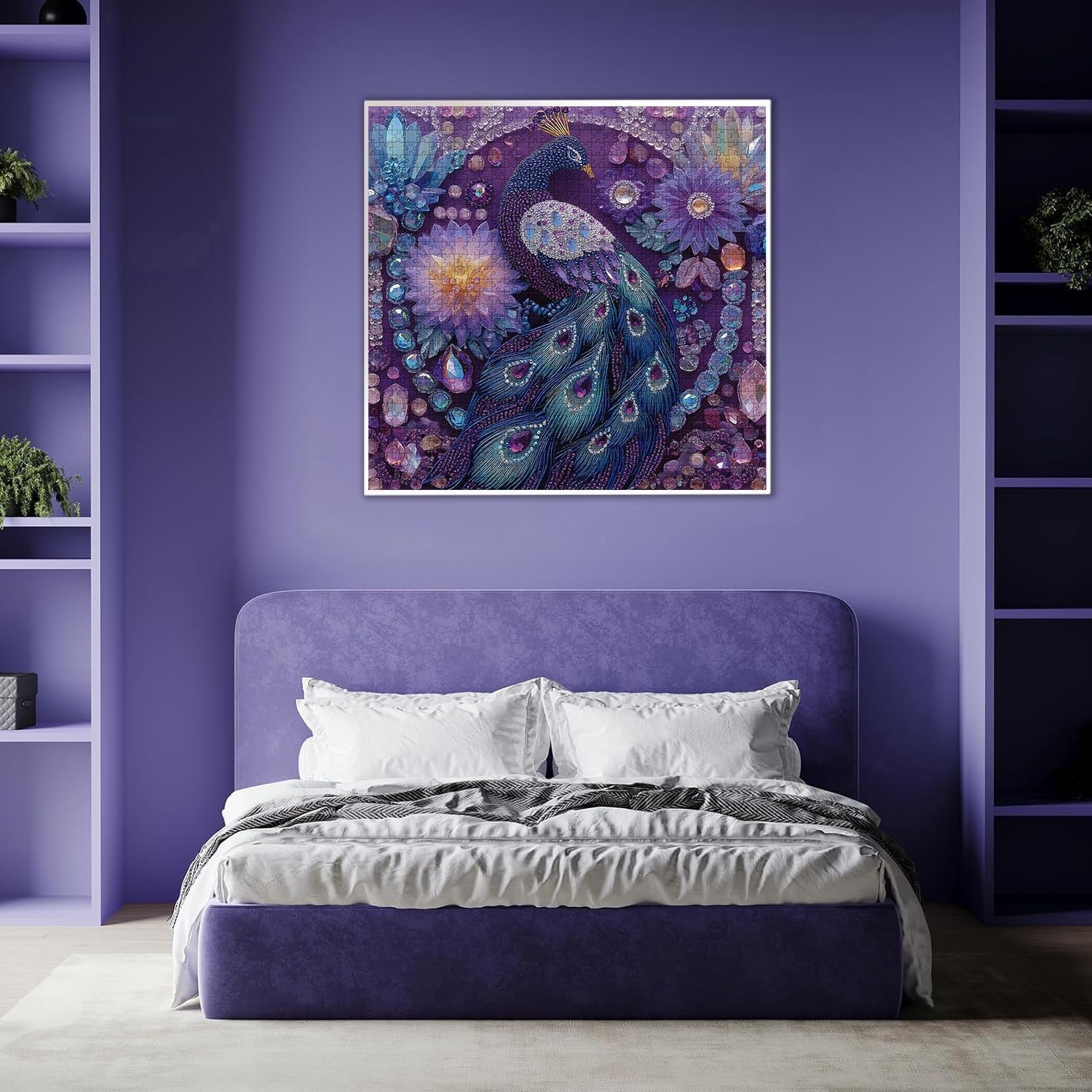 Diamond Peacock Jigsaw Puzzle 1000 Pieces