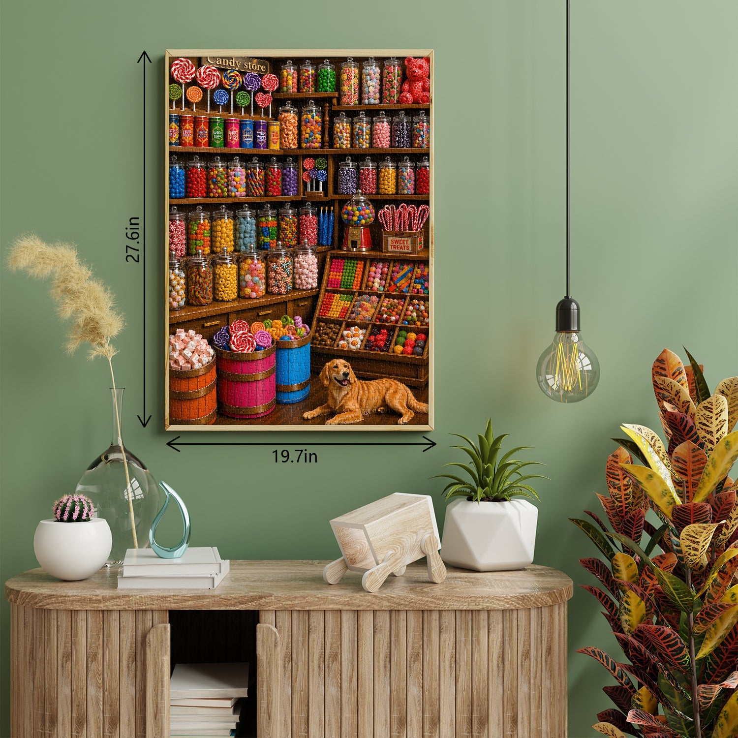 Candy Shop Pup Jigsaw Puzzle 1000 Pieces